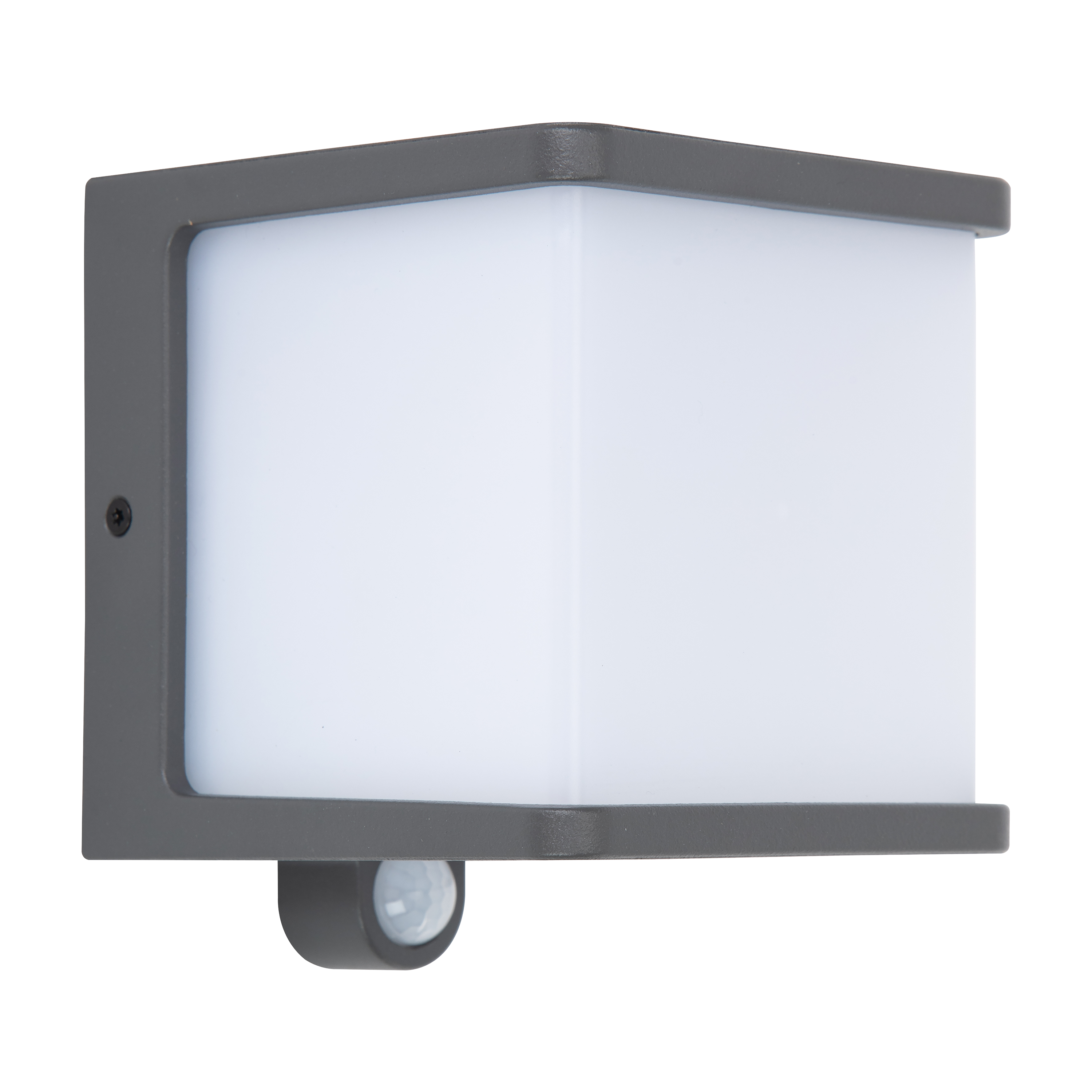 Kinkiet solarny zewnętrzny ogrodowy Telin 1000 lm szary IP54 LED Inspire