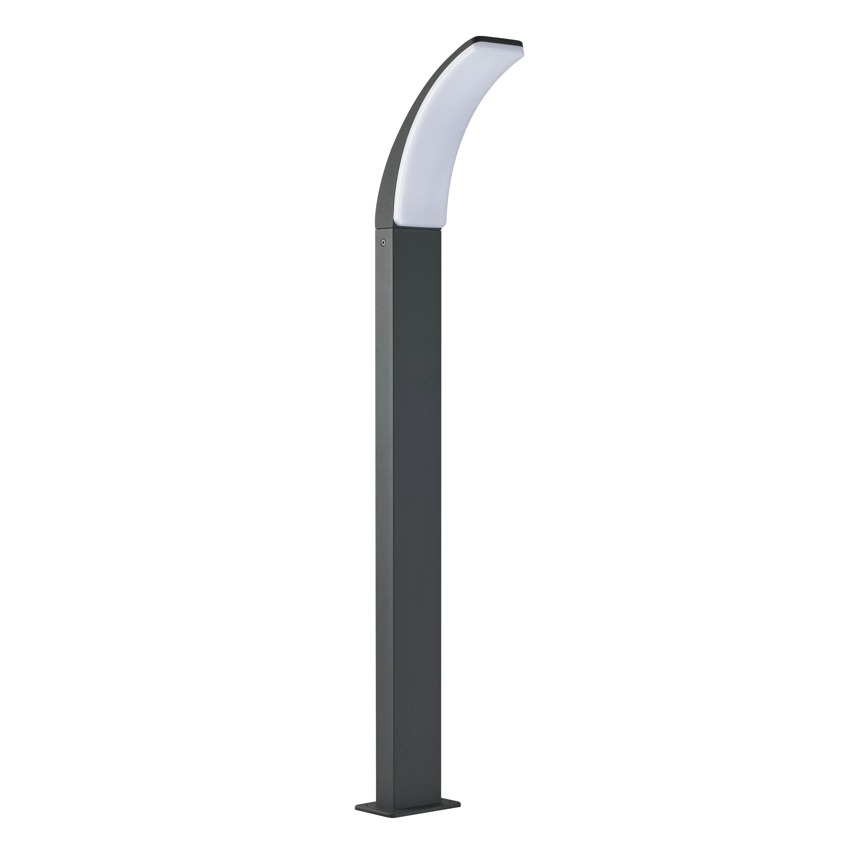 Lampa ogrodowa zewnętrzna słupek Lakko 1500 lm szara 96 cm IP44 LED Inspire