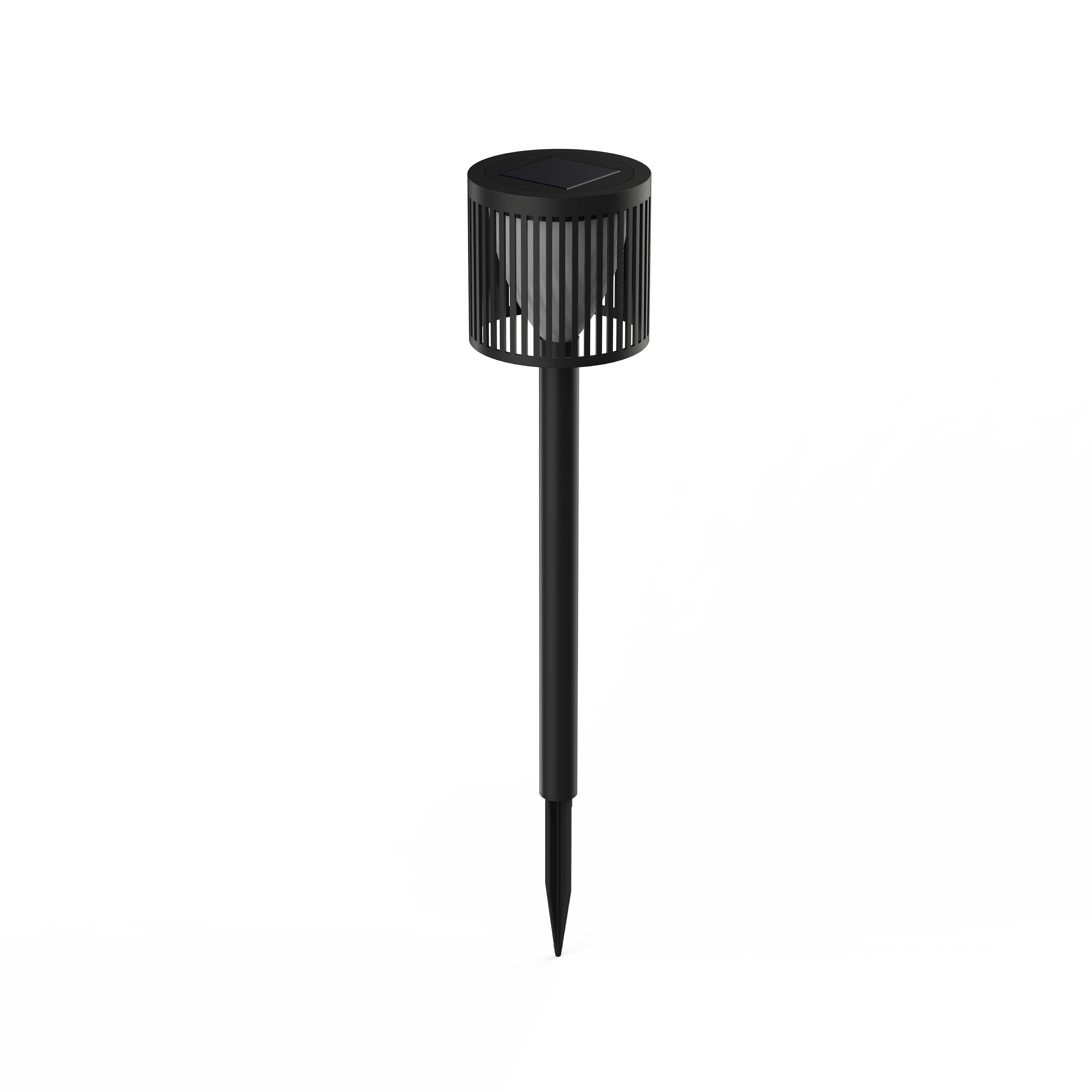 Lampka wbijana solarna Nioki IP44 czarny Inspire