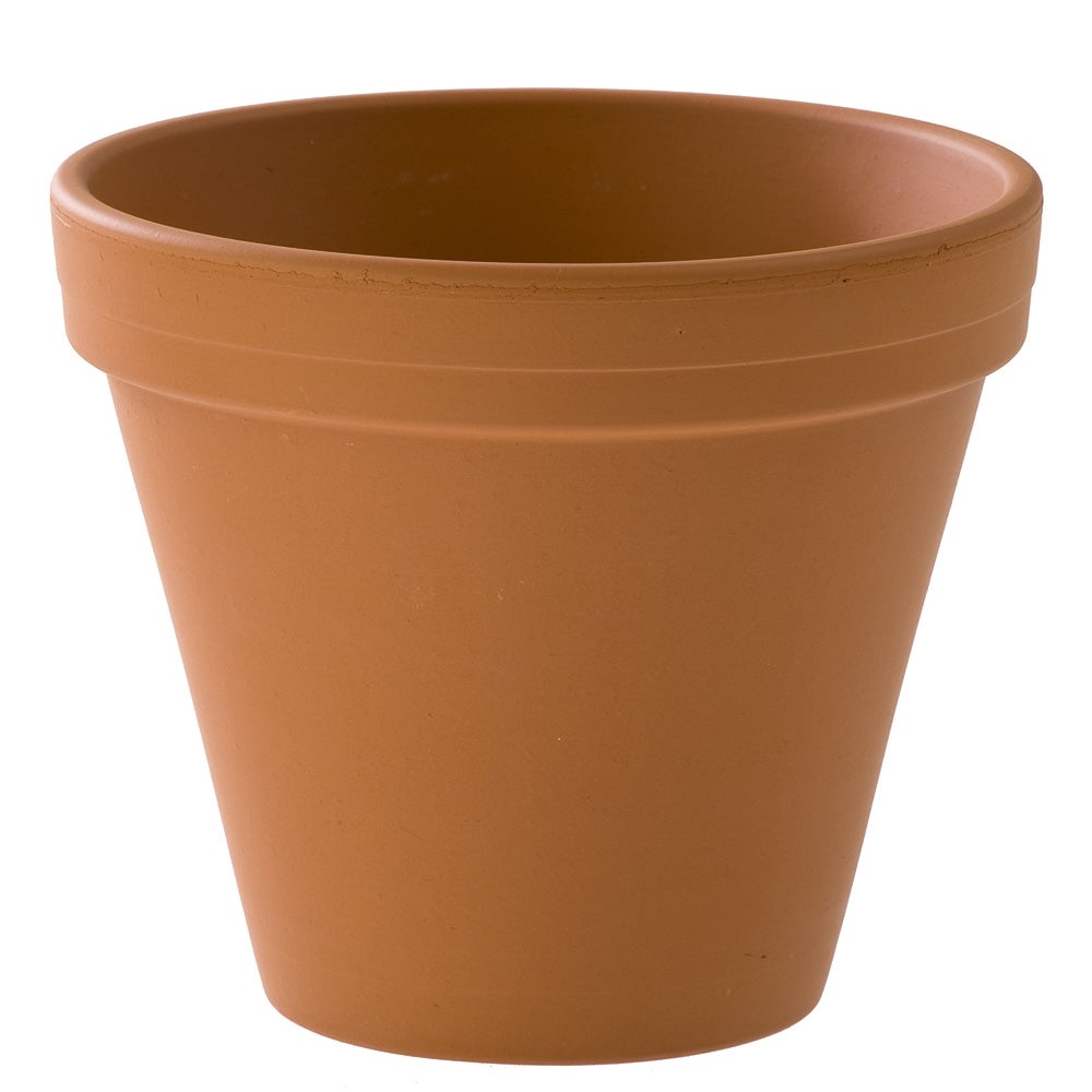 Doniczka gliniana śr.14 cm brązowa Cermax