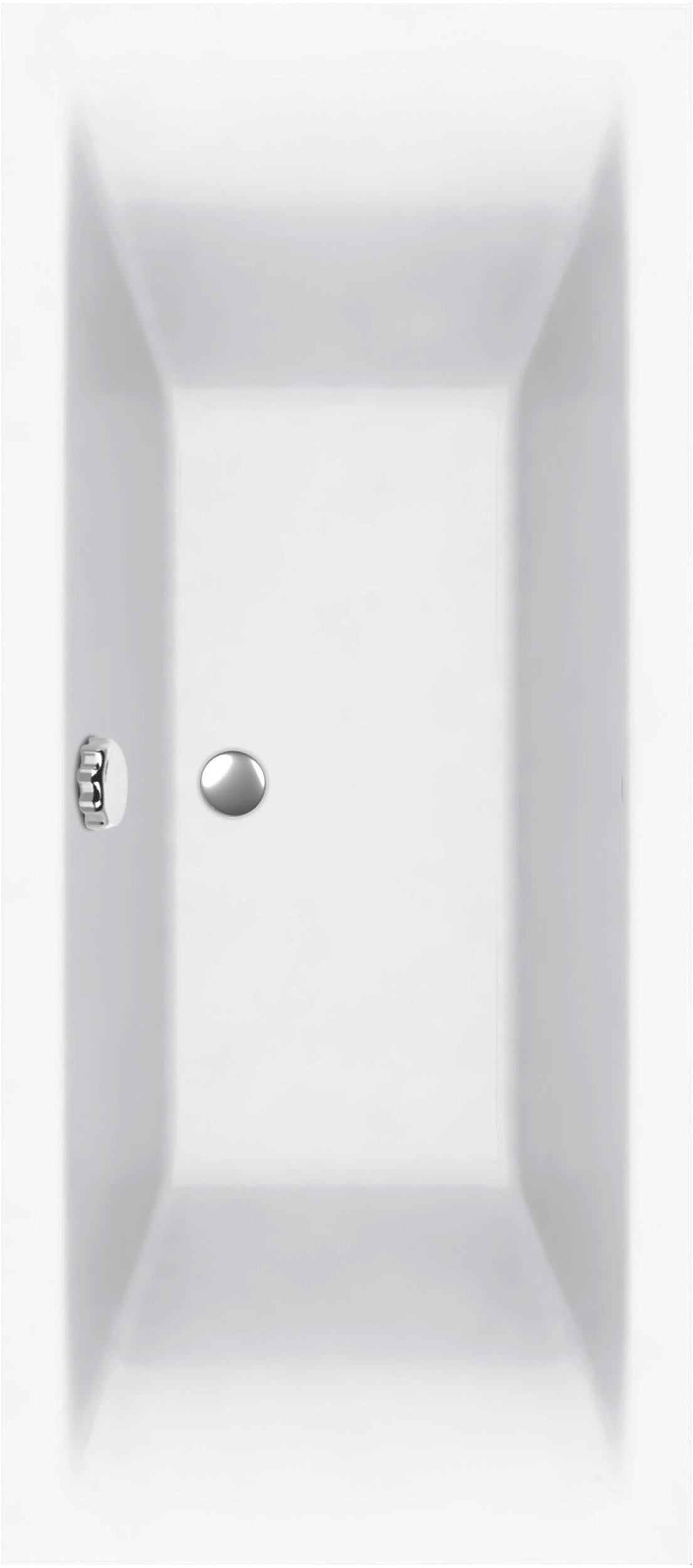 Wanna prostokątna Silver 170 x 75 Sensea