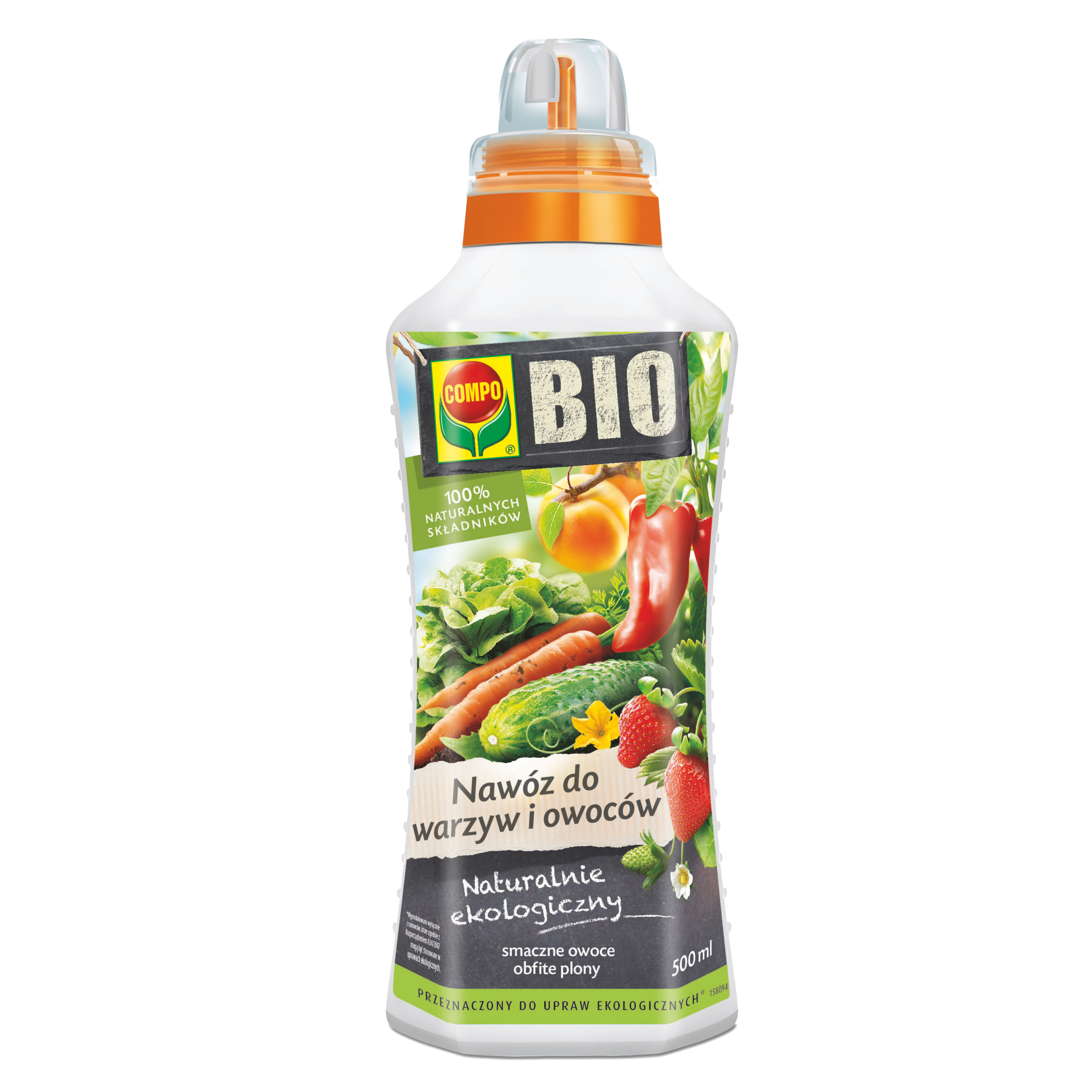 Nawóz do warzyw i owoców 0,5 l COMPO BIO