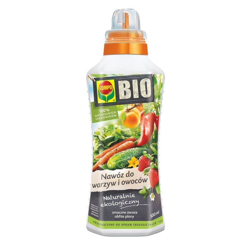 Nawóz do warzyw i owoców 0,5 l COMPO BIO