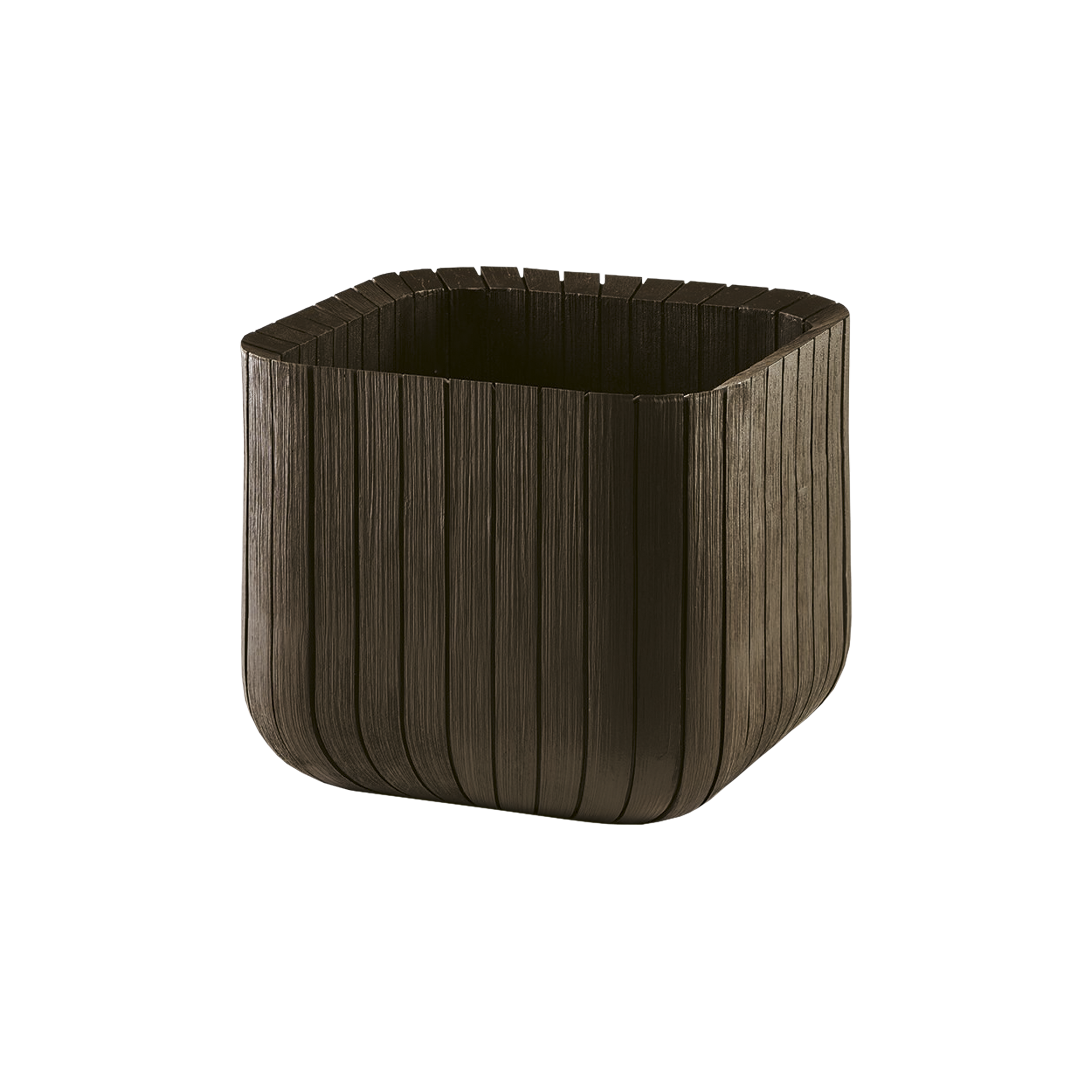 Donica plastikowa Cube 40x40 cm brązowa Keter