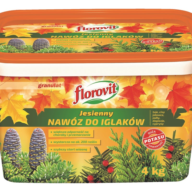 Nawóz do roślin iglastych jesienny 4kg Florovit