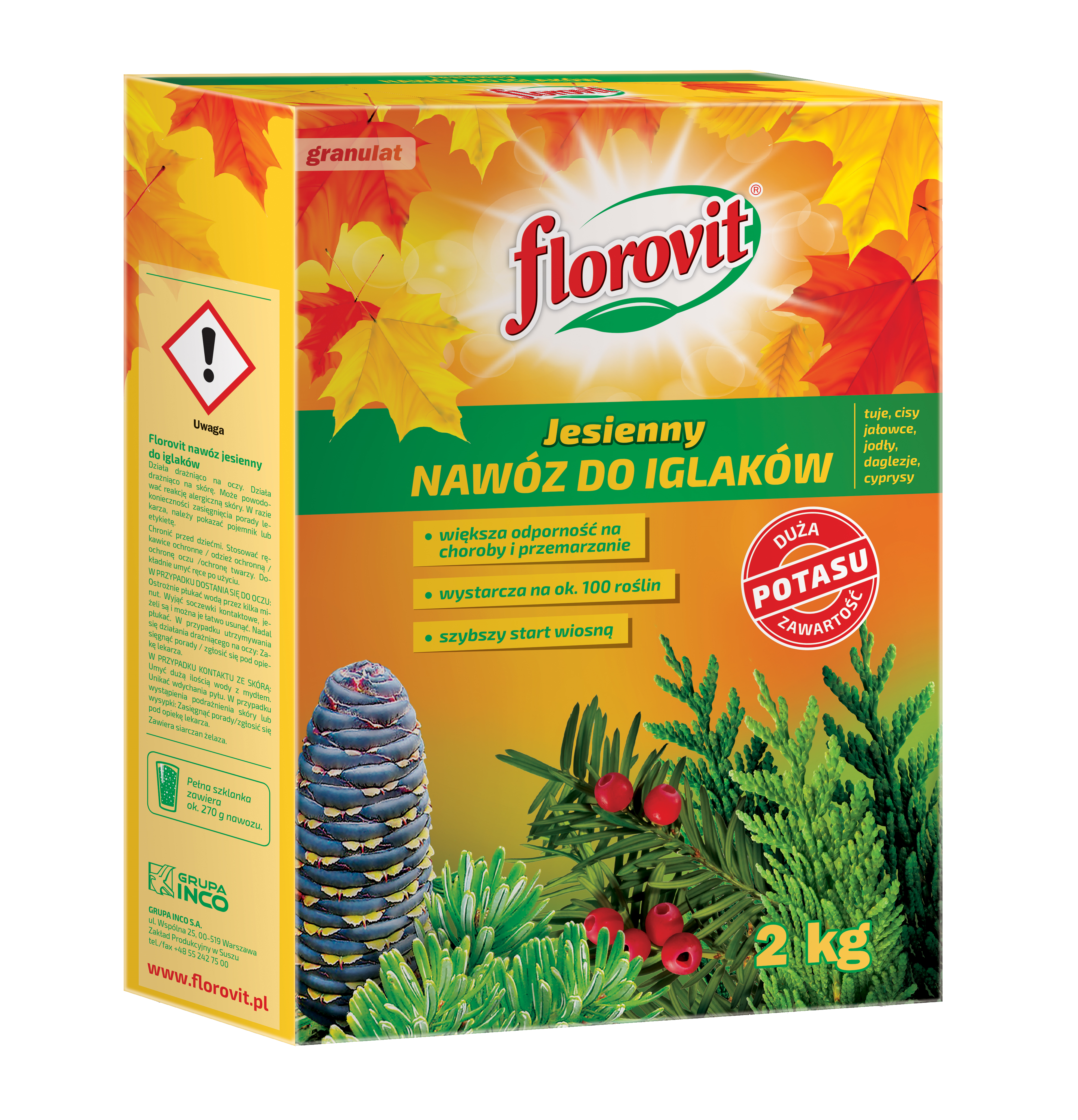 Nawóz do roslin iglastych jesienny 2kg Florovit