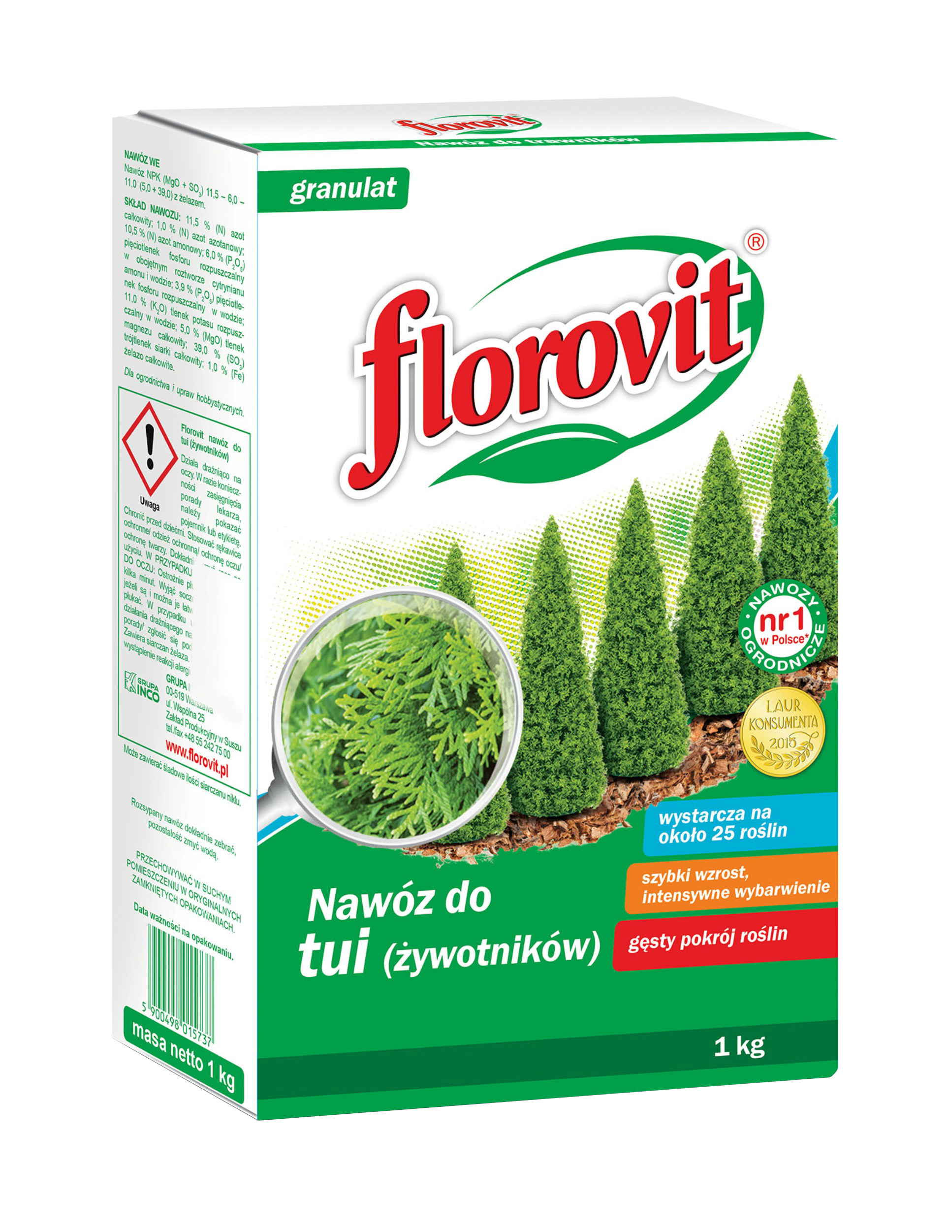 Nawóz do tui 1kg Florovit