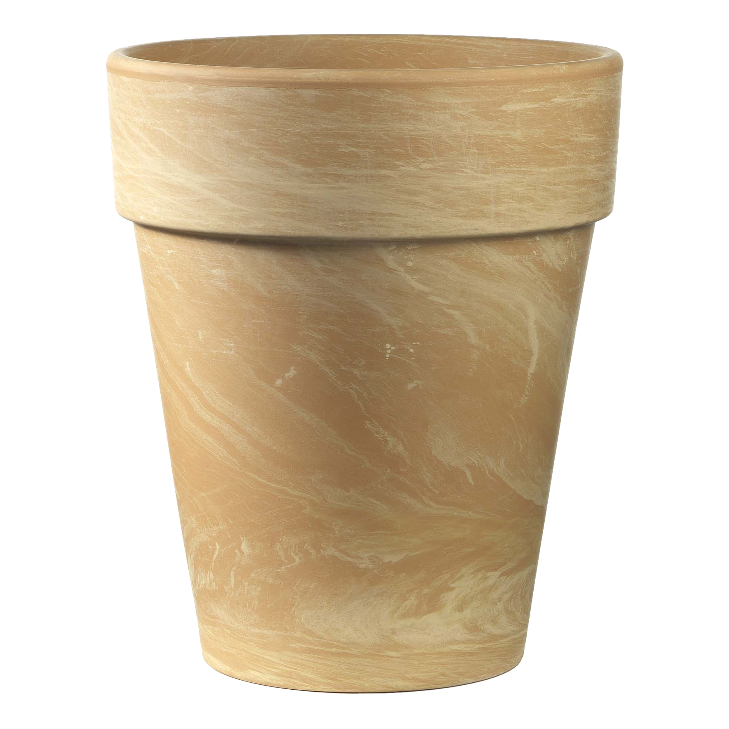 Donica gliniana śr.26 cm beżowa Cermax