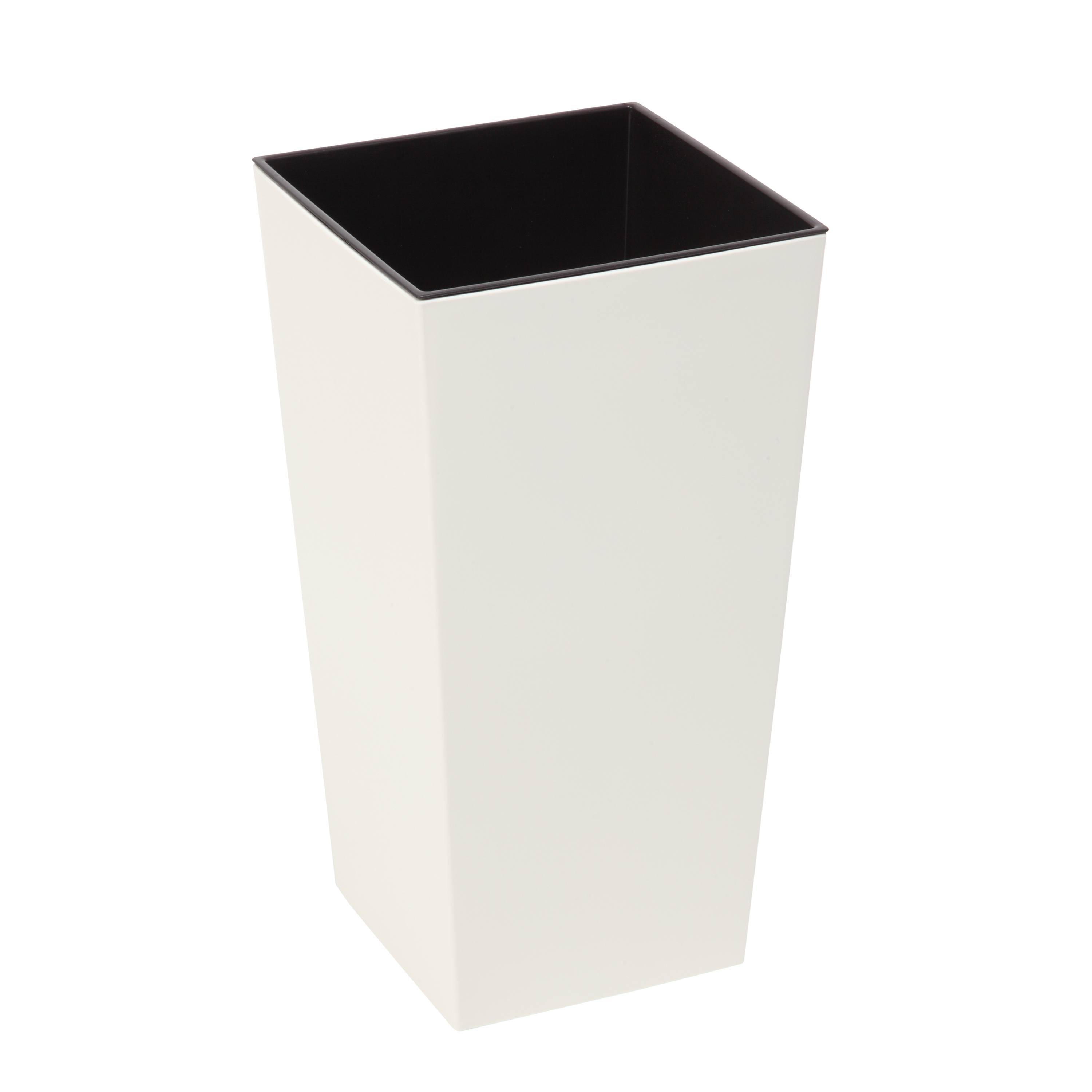 Donica wysoka Finezja 30x30 cm kremowa Lamela