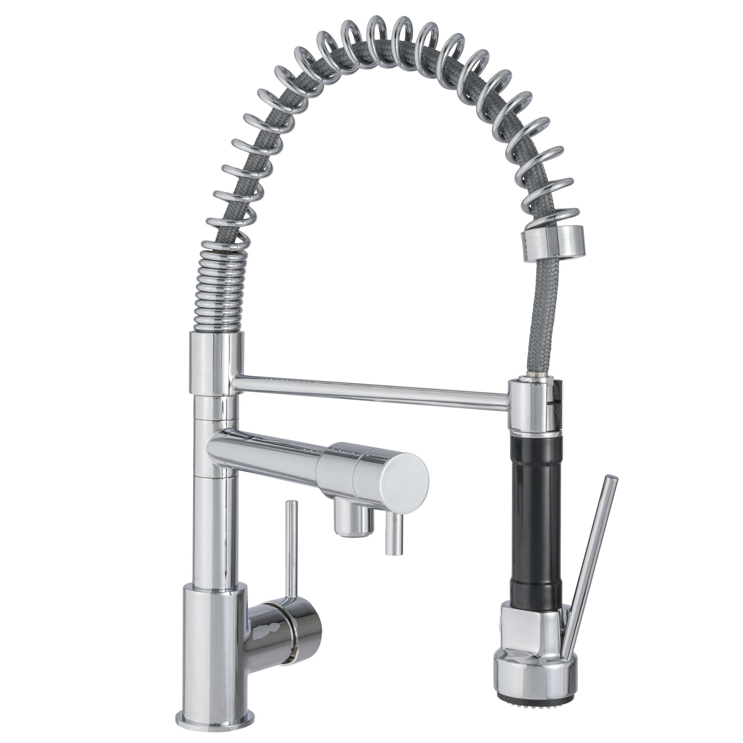 Bateria kuchenna z wyciąganą wylewką U 46 cm Alain Chrom Delinia