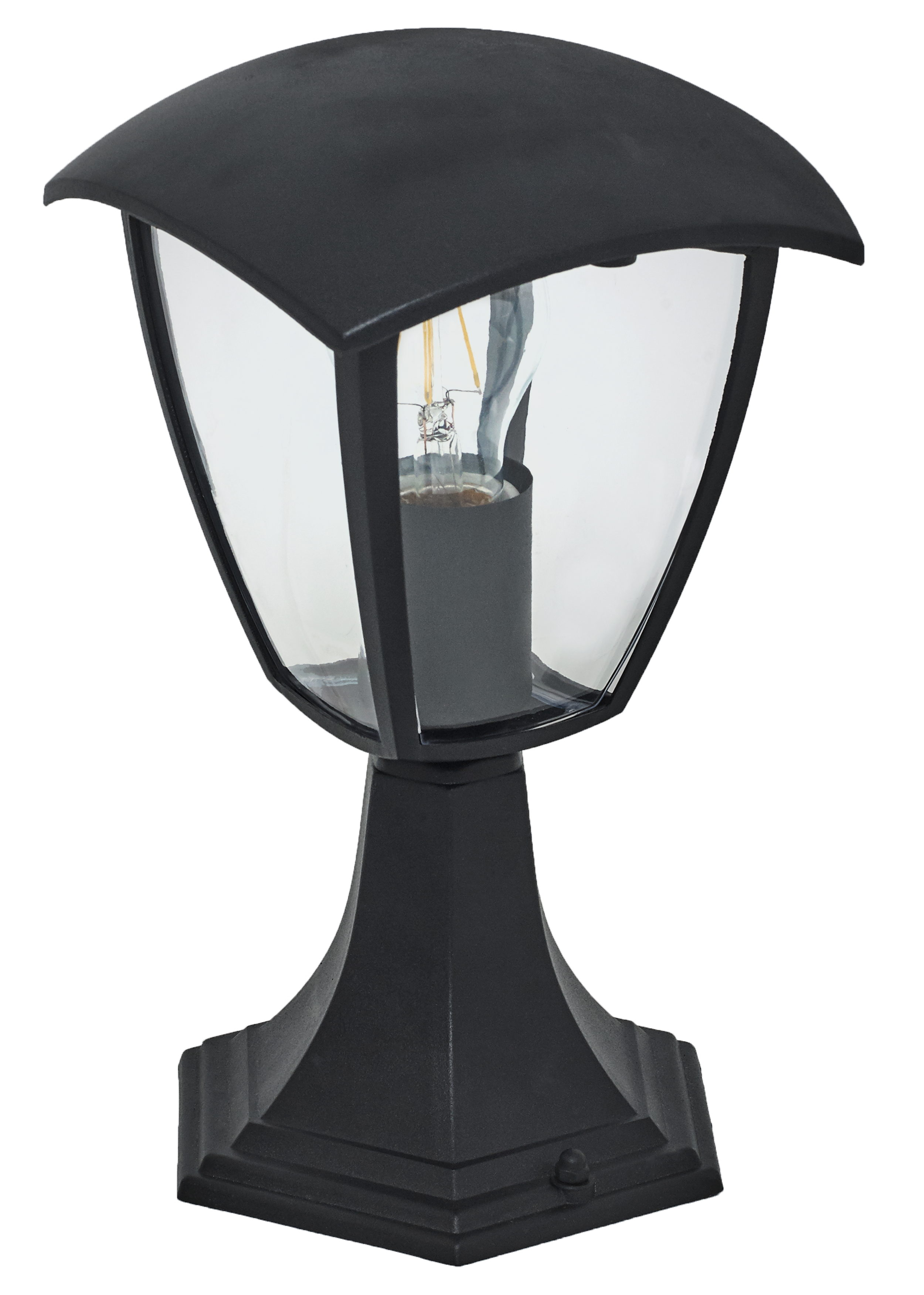 Lampa ogrodowa stojąca Fox E27 30 cm czarna IP44 Eko-Light