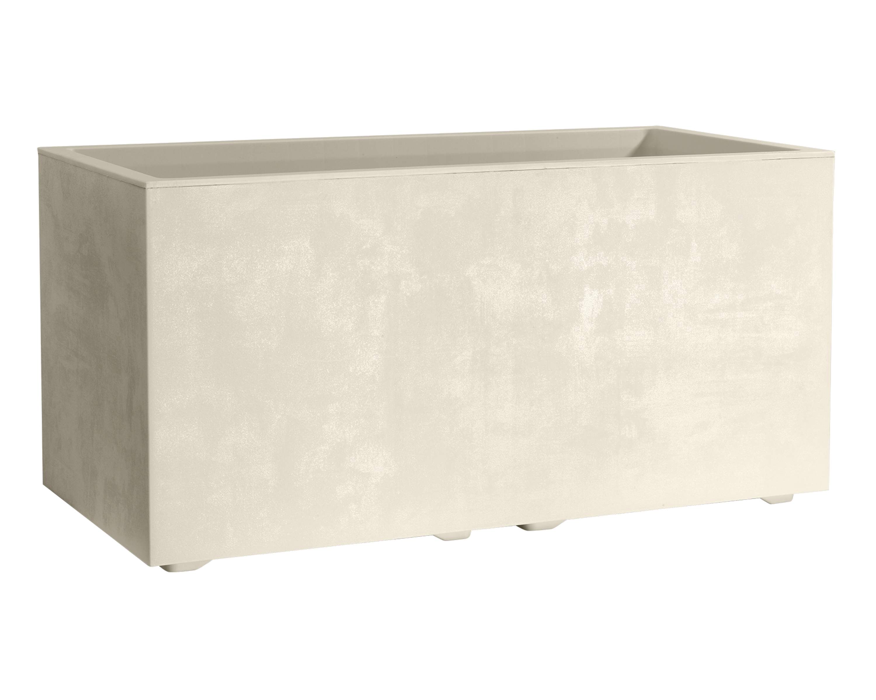 Donica duża ze zbiornikiem Cass 59x25 cm perłowa Deroma