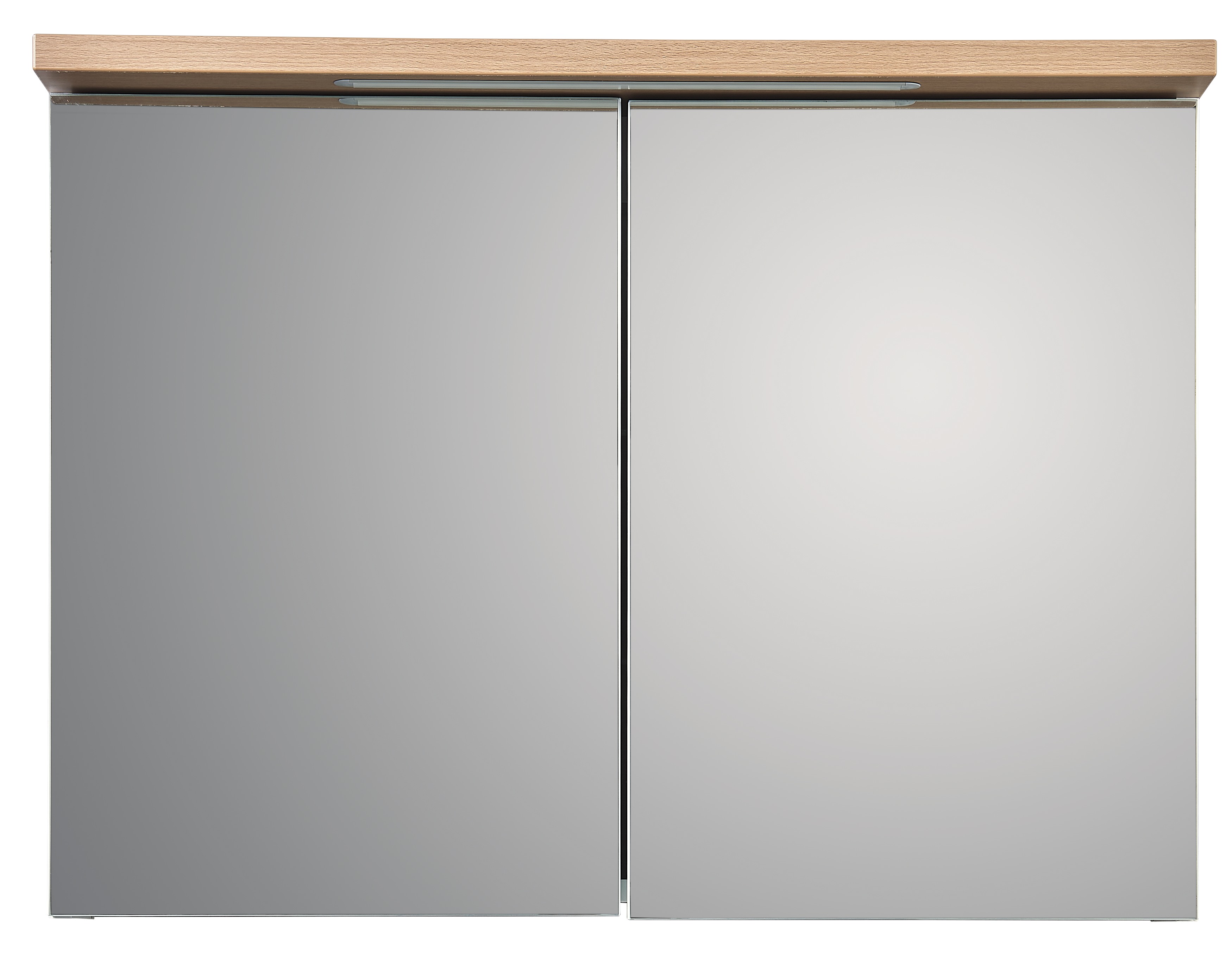 Szafka łazienkowa z lustrem z oświetleniem Stilla 80.4x20.3x60 cm Defra