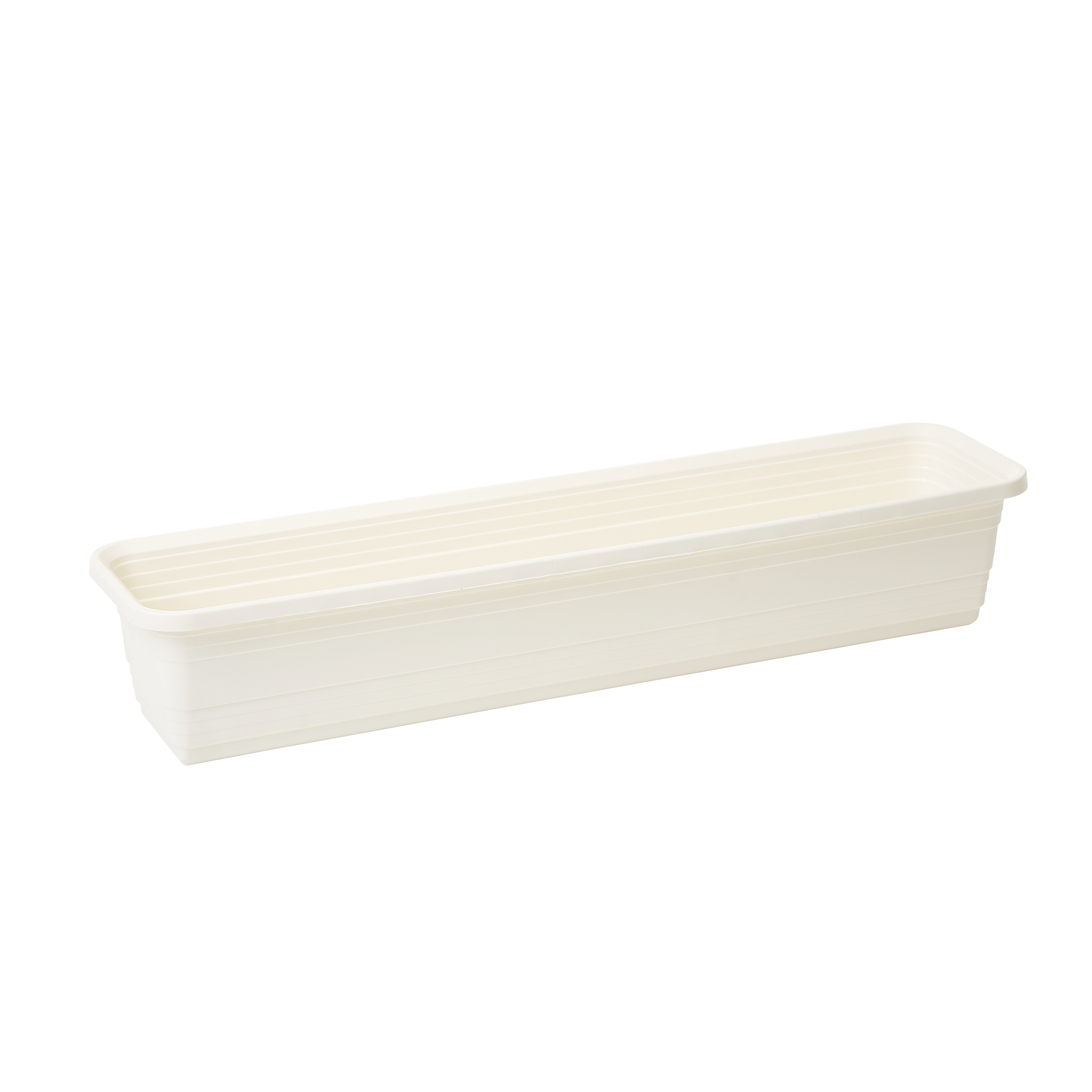 Skrzynka balkonowa Bona 80x17.5 cm plastikowa kremowa Lamela