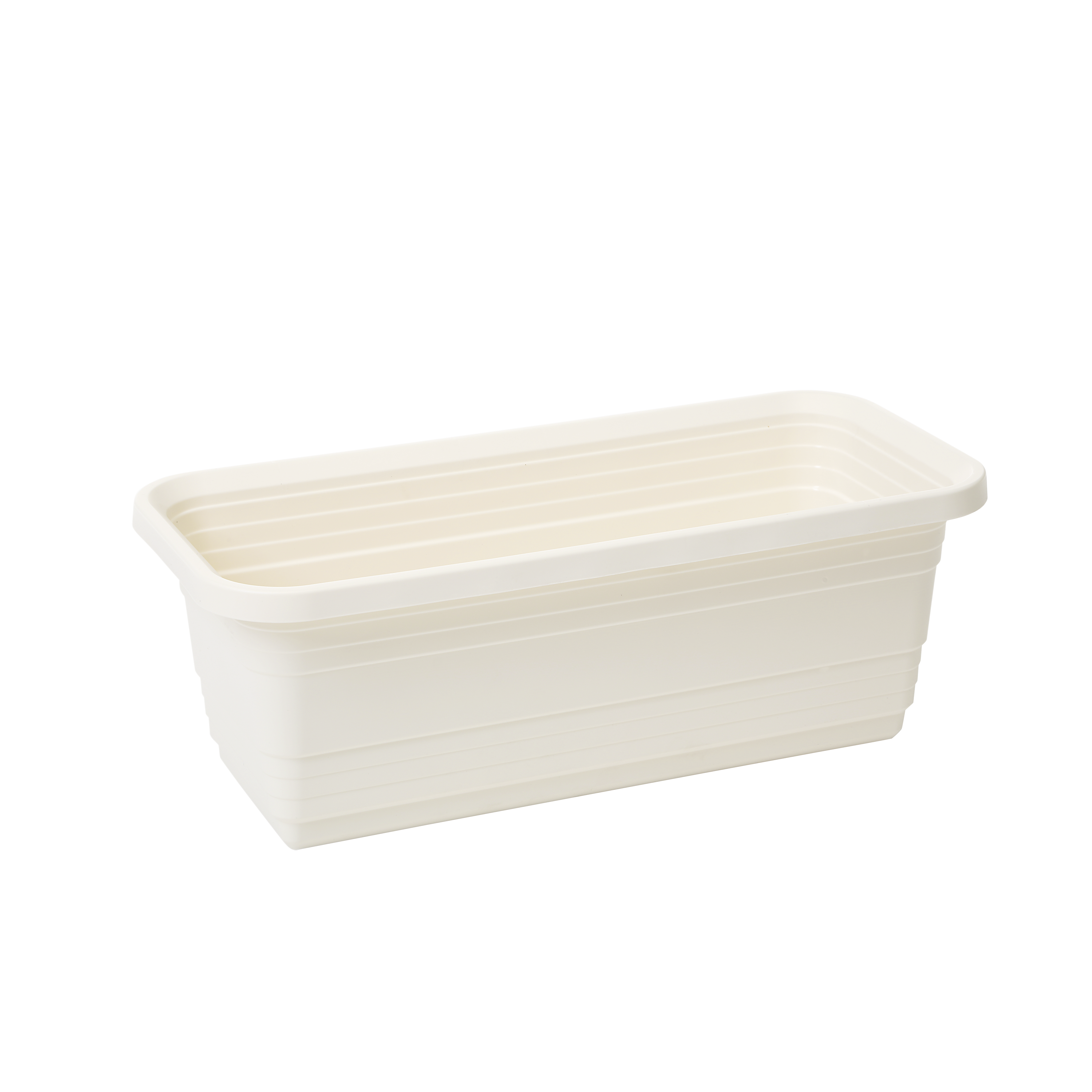 Skrzynka balkonowa Bona 50x17.5 cm plastikowa kremowa Lamela