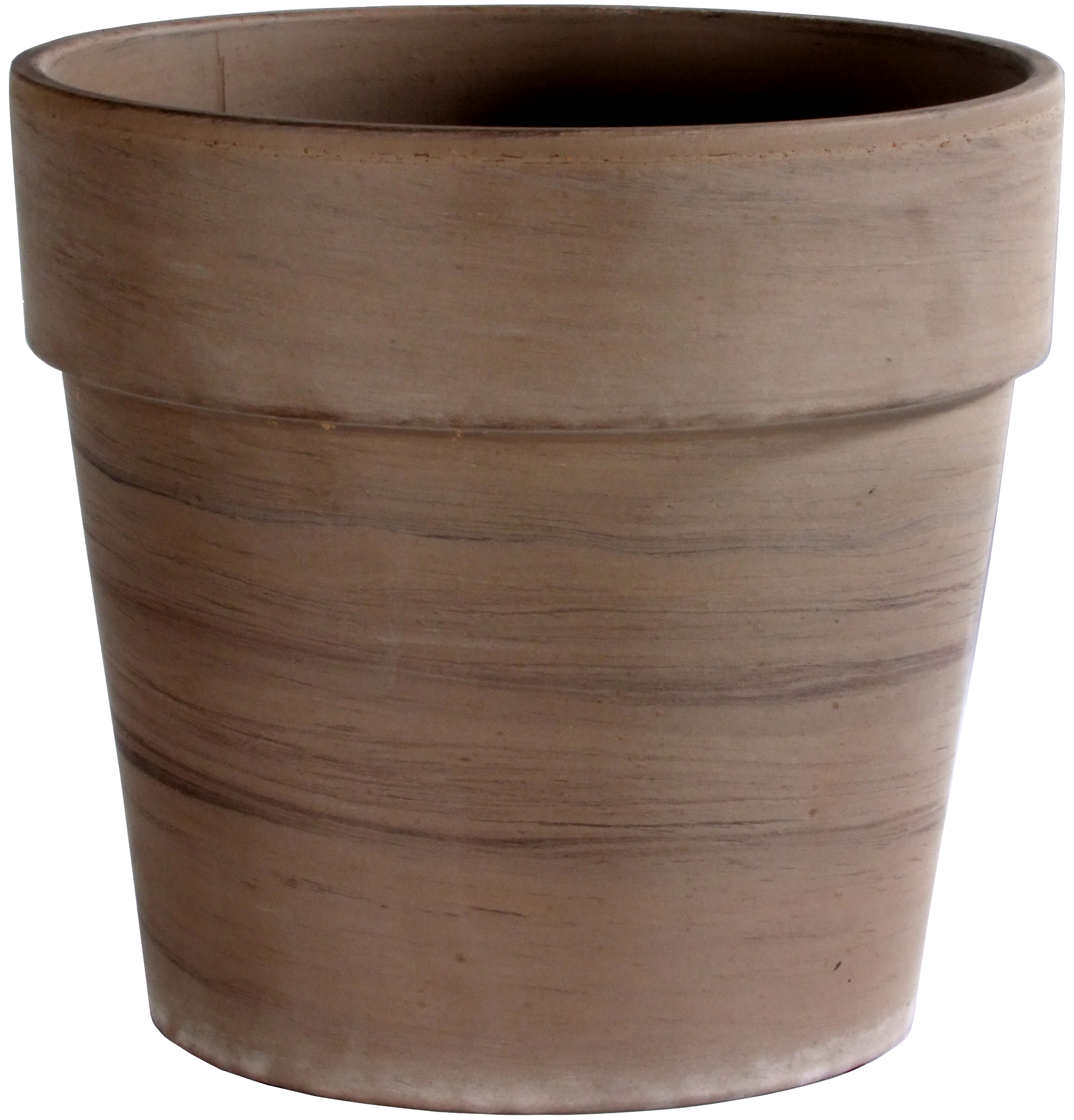 Donica gliniana Calima śr.31 cm basalt