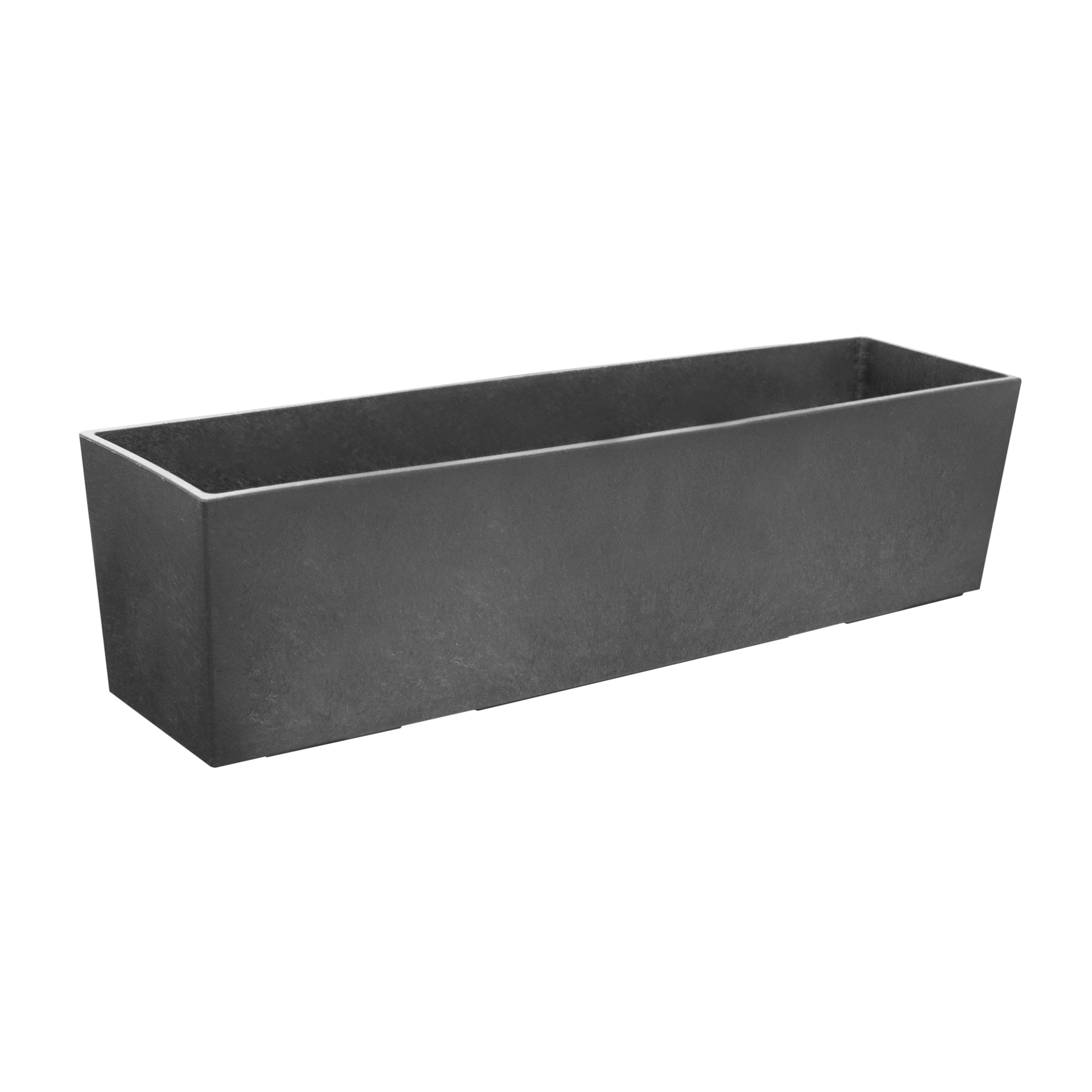 Donica gumowa Sonata 61x15 cm szara Tierra Verde