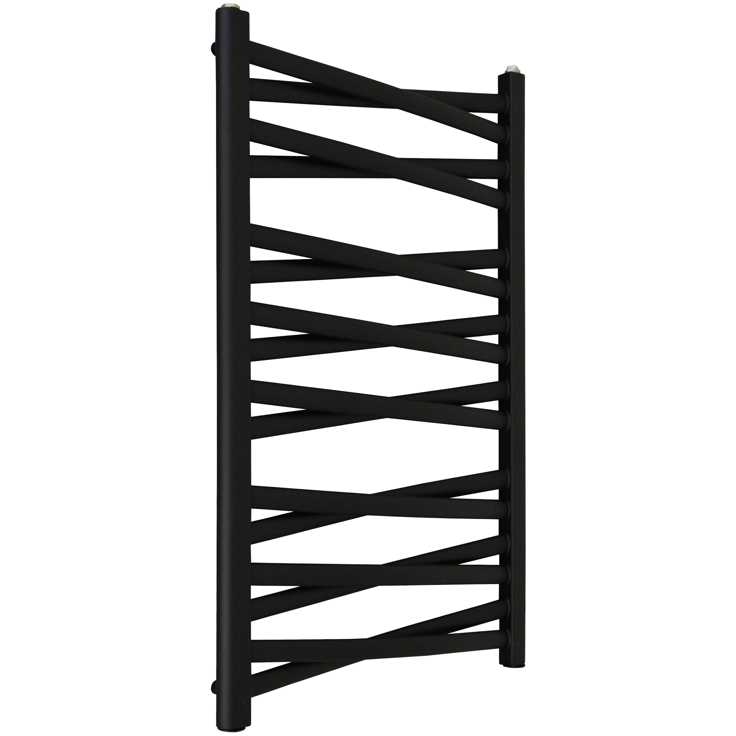 Grzejnik ŁEZKA 3DX 91x54 cm Czarny 446W Roz 50cm 10 Bar REGNIS