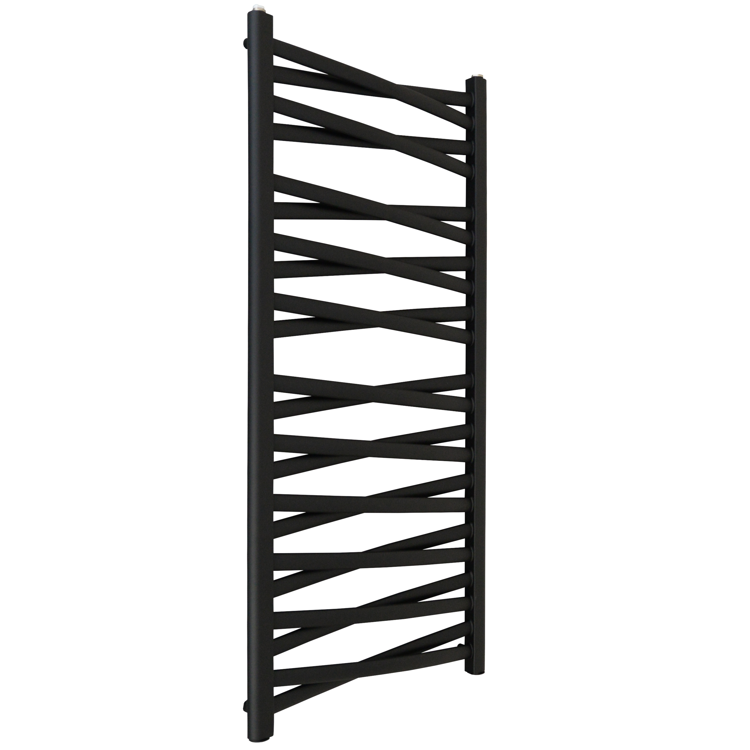 Grzejnik ŁEZKA 3DX 120.5x54 cm Czarny 627W Roz 50cm 10 Bar REGNIS