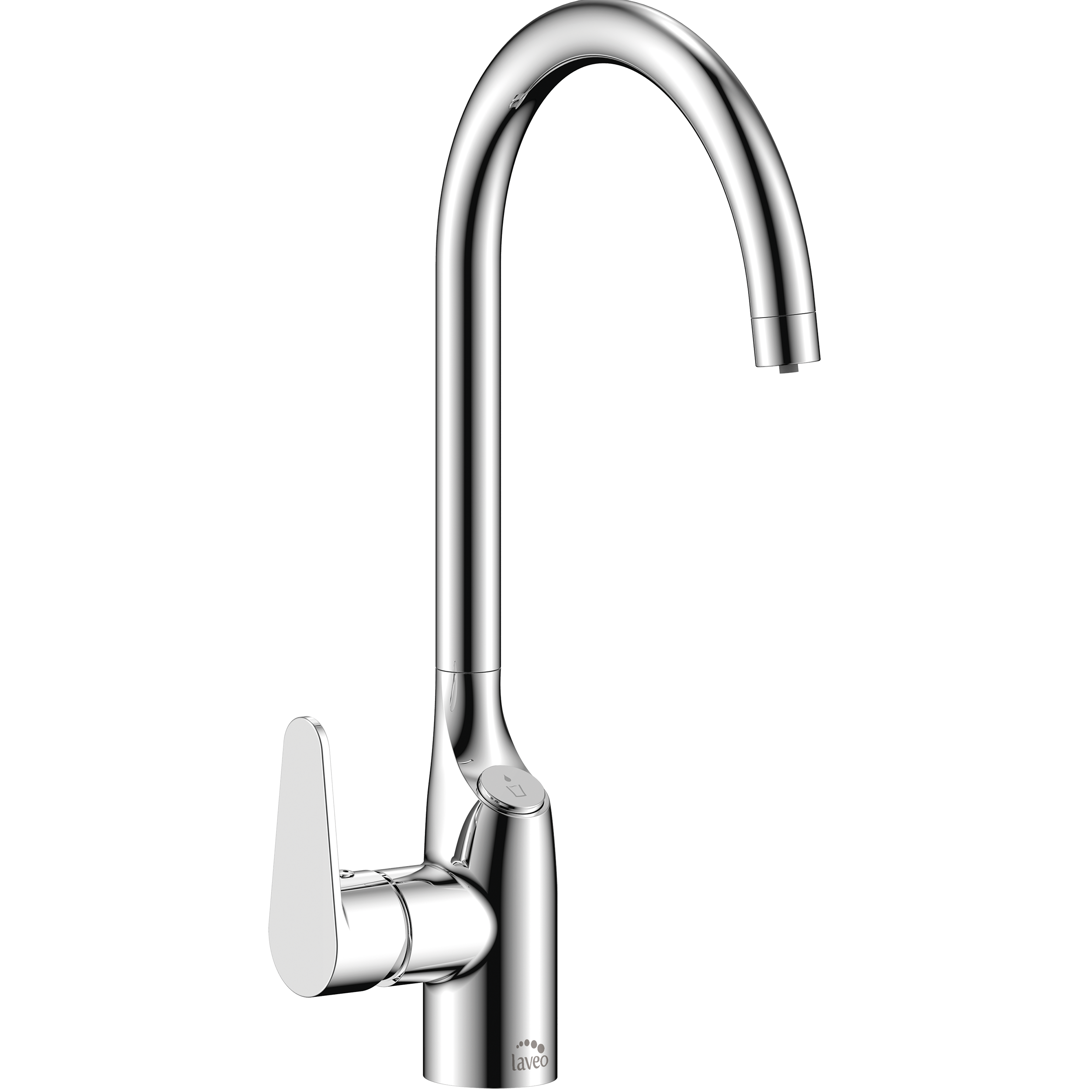 Bateria kuchenna filtrująca Claro Chrom wylewka U 40 cm Laveo