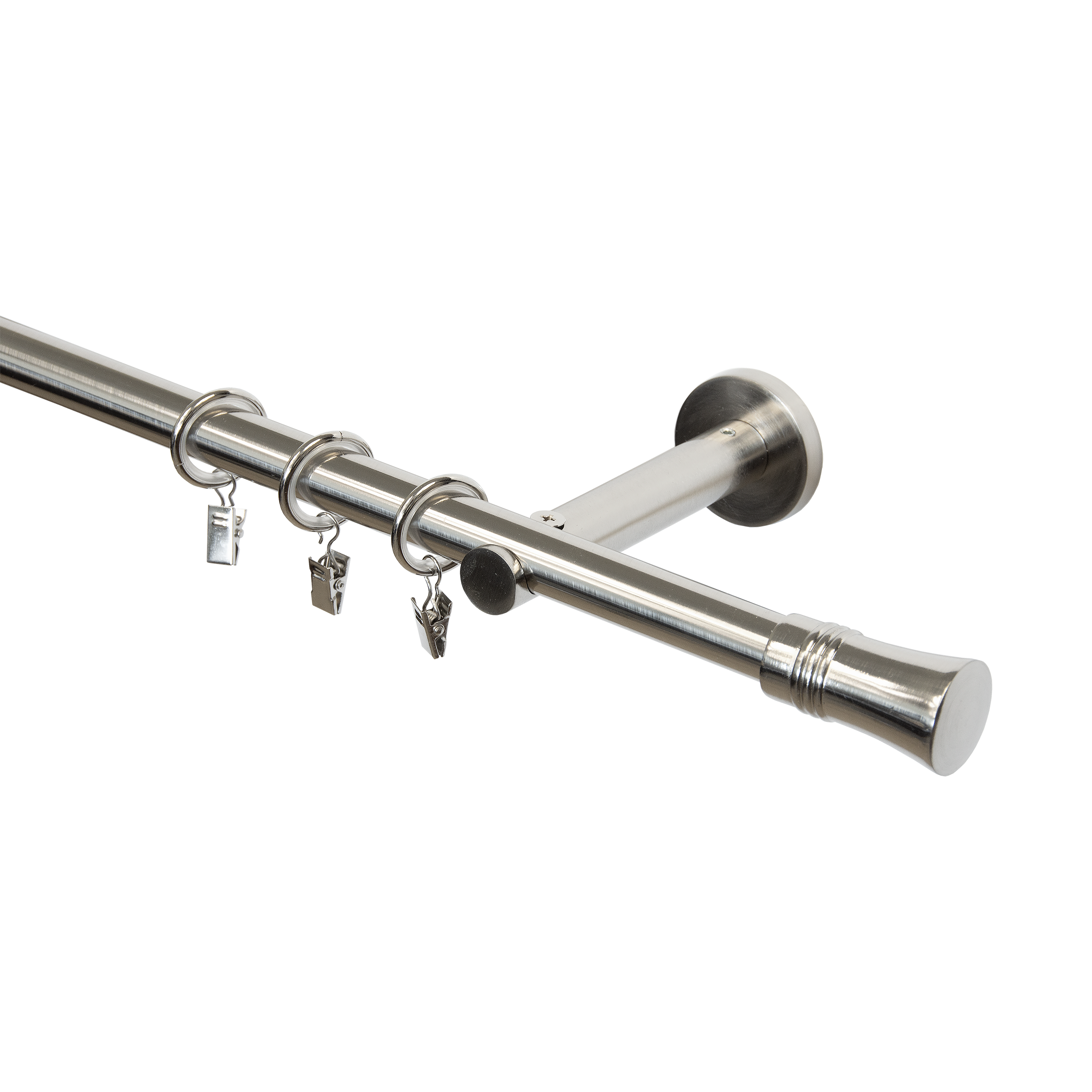 Karnisz Capri 240 cm pojedynczy nikiel 19 mm Inspire