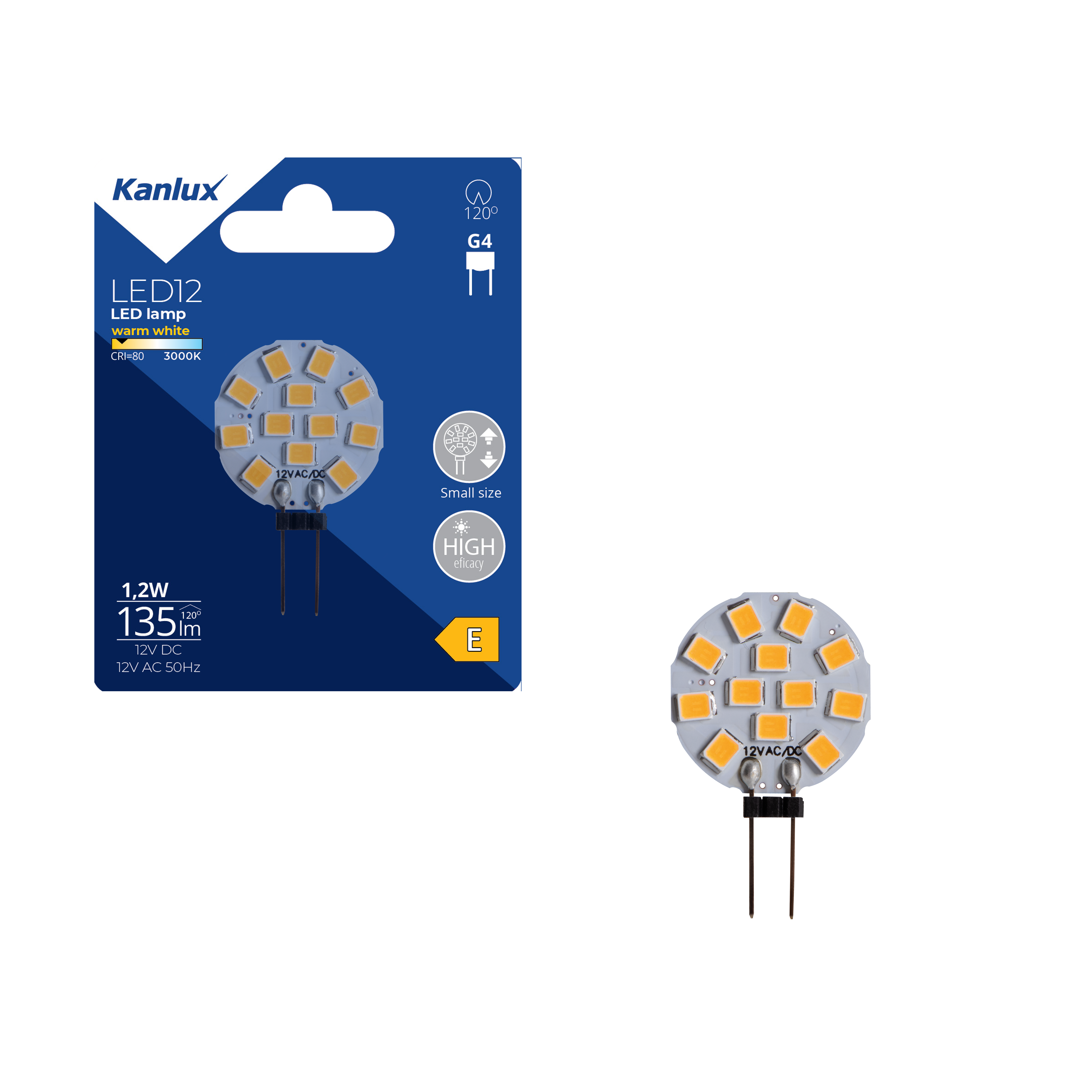 Żarówka LED G4 (12 V) 1.2 W 135 lm Kanlux