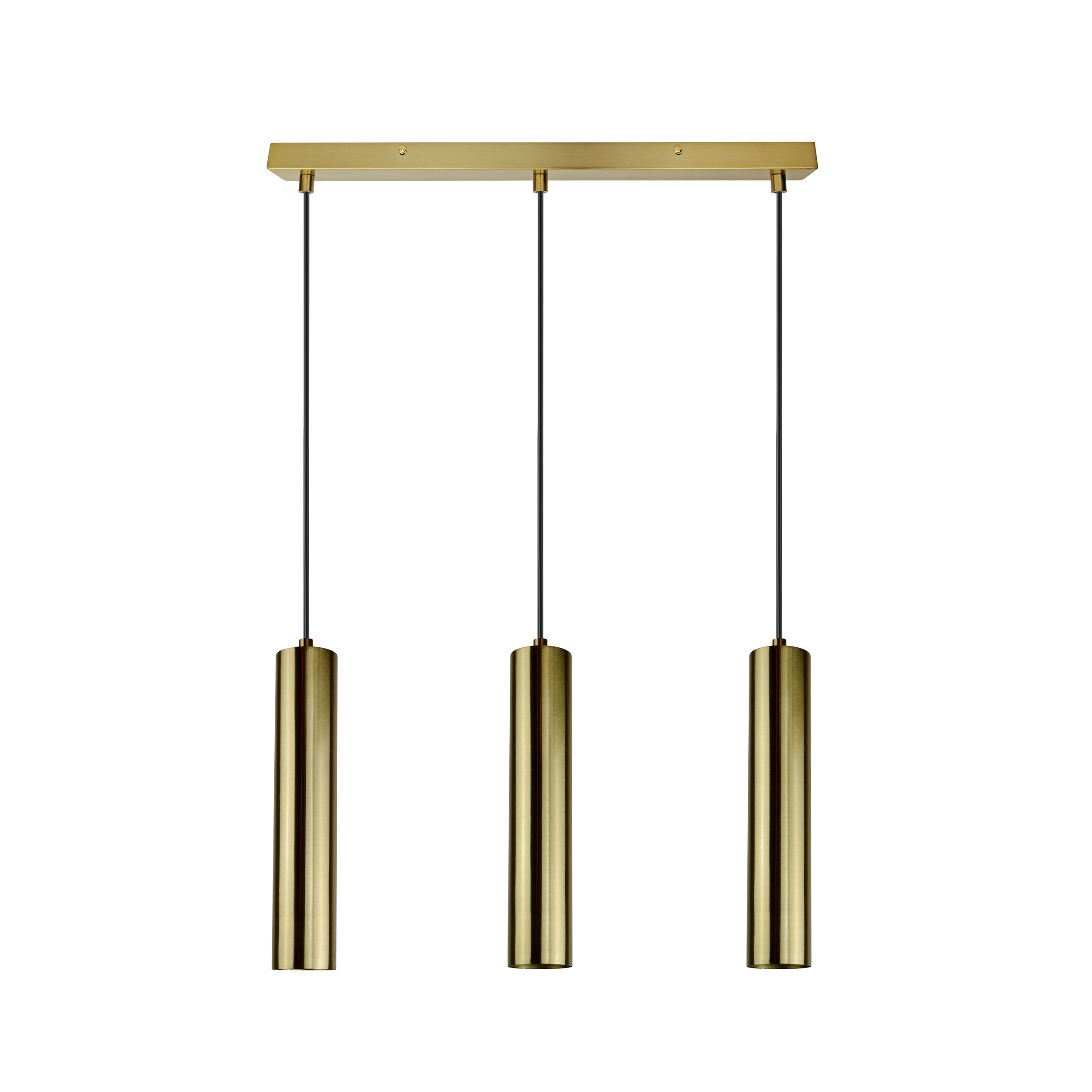 Lampa wisząca Napoli złota 3 x GU10 Polux