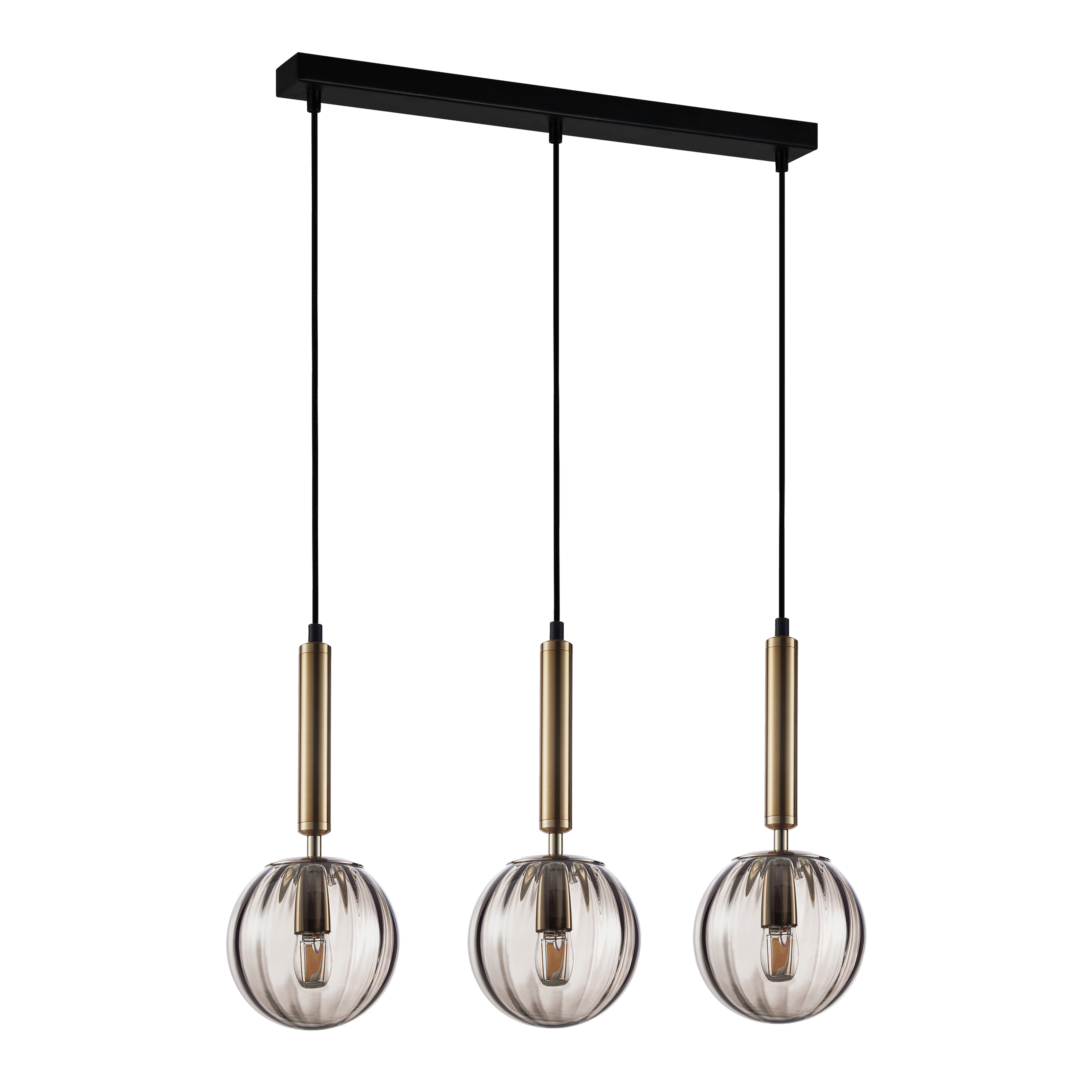 Lampa wisząca Ravena złoto-czarna E27 Italux