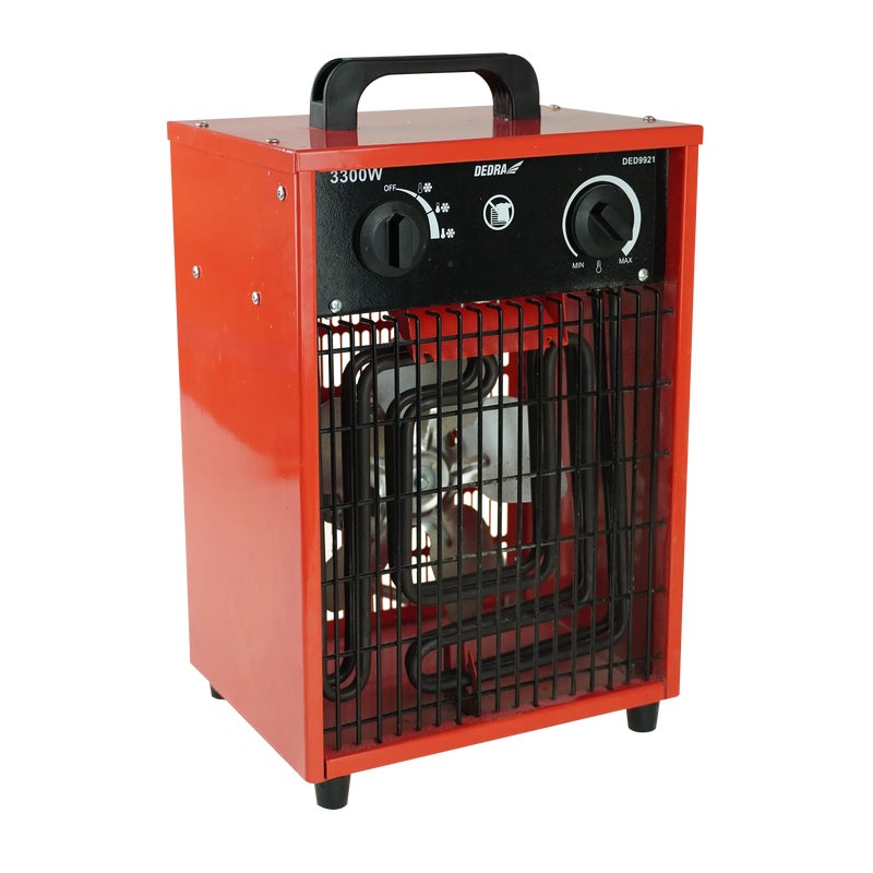 Nagrzewnica wentylatorowa 2 w 1 3.3kW DEDRA
