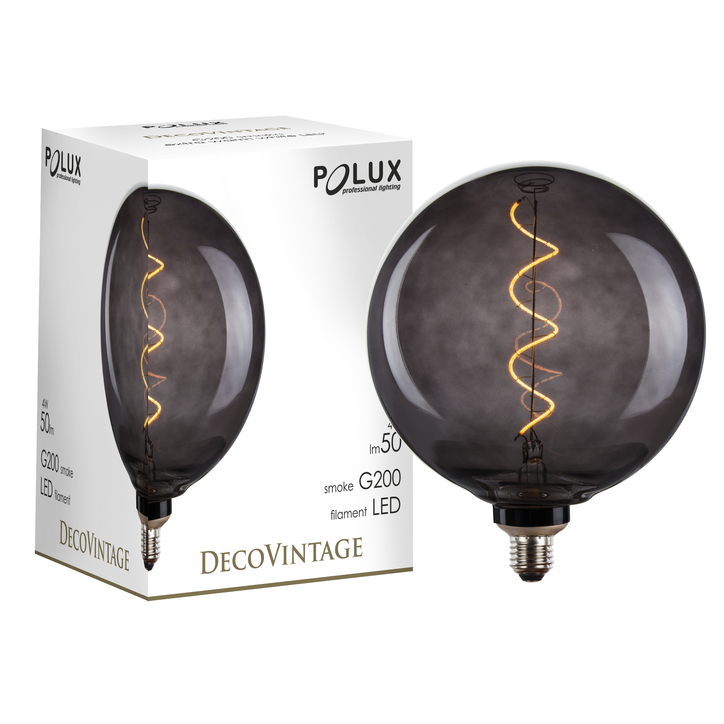 Żarówka dekoracyjna LED E27 4 W = 8 W 50 lm Polux