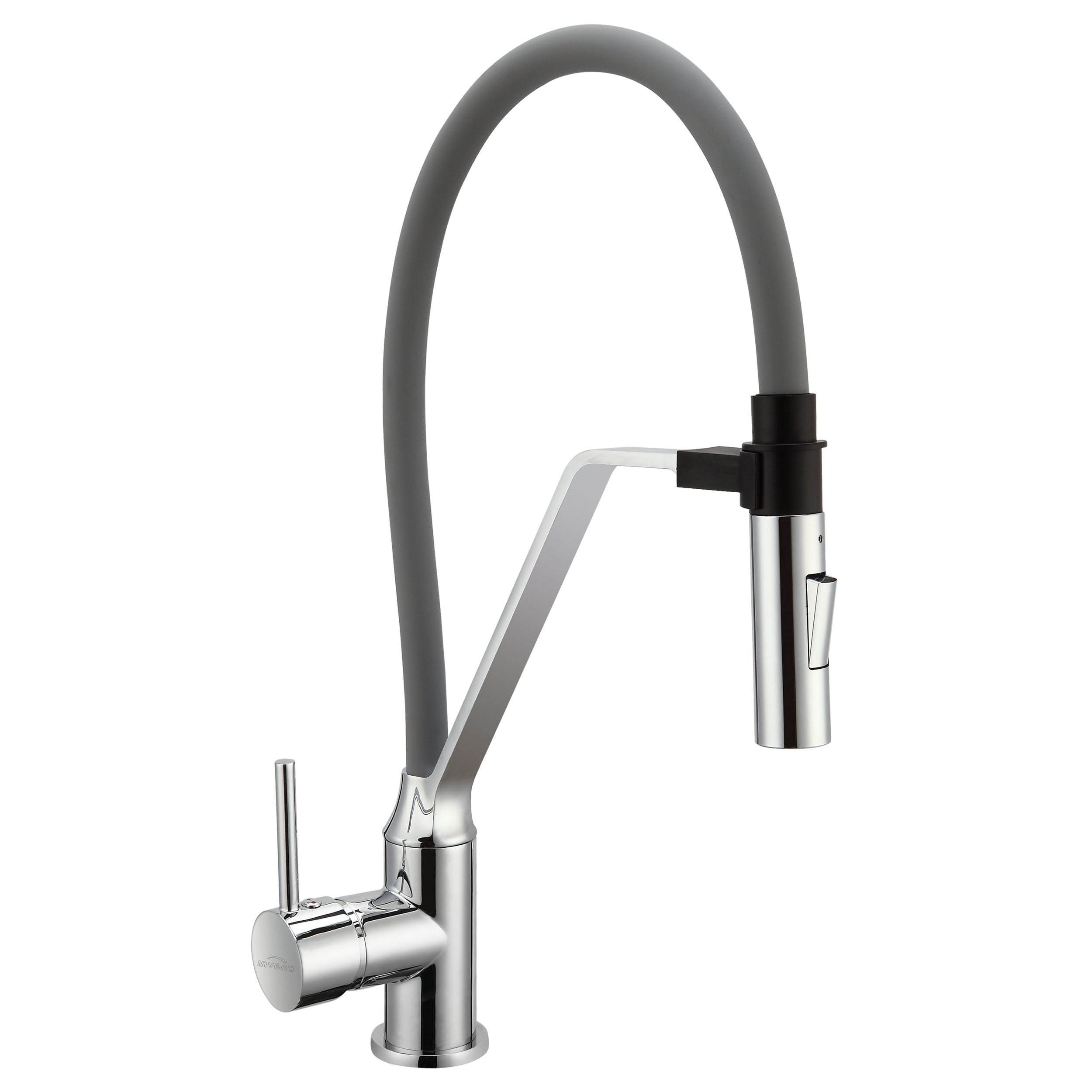 Bateria kuchenna z wyciąganą wylewką U 45, 7 cm Magnetic Szara Invena