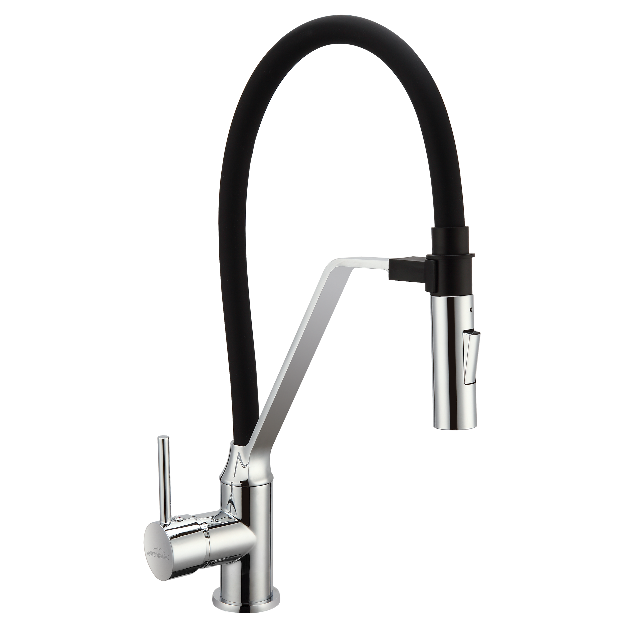 Bateria kuchenna z wyciąganą wylewką U 45,7 cm Magnetic Czarna Invena