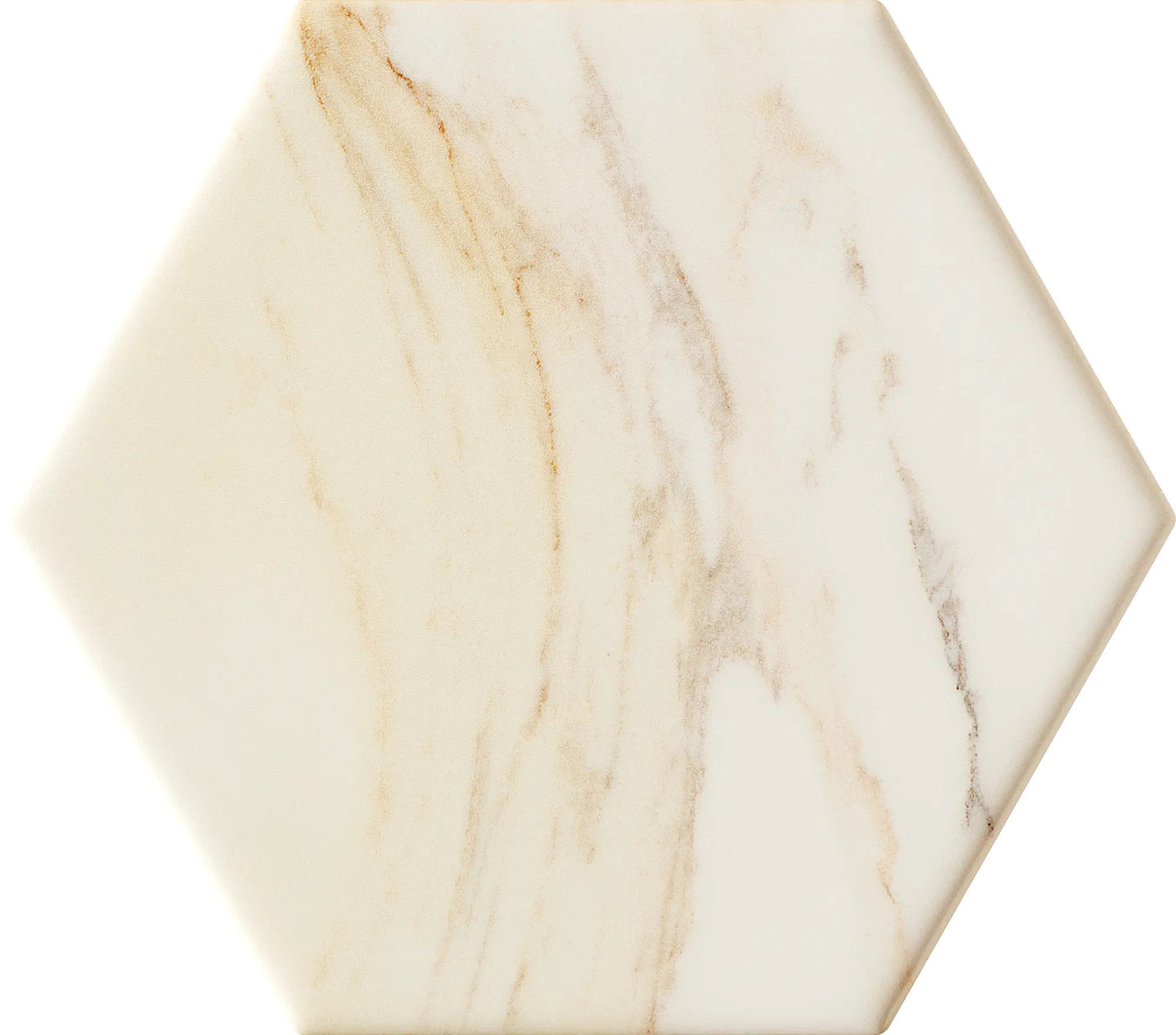 Glazura Flare White Hex 12.5x11 Arte
