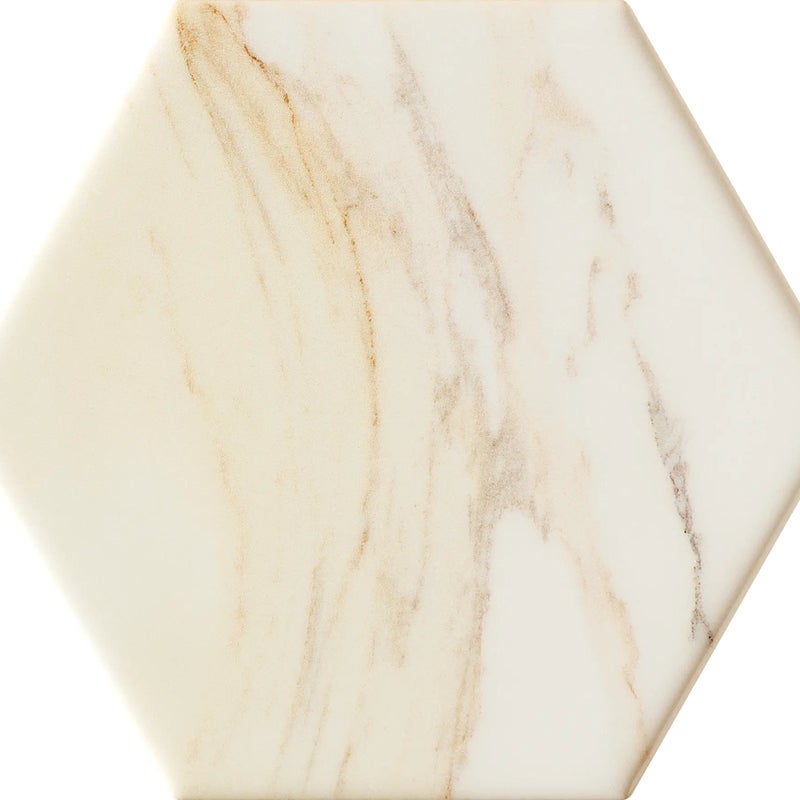 Glazura Flare White Hex 12.5x11 Arte