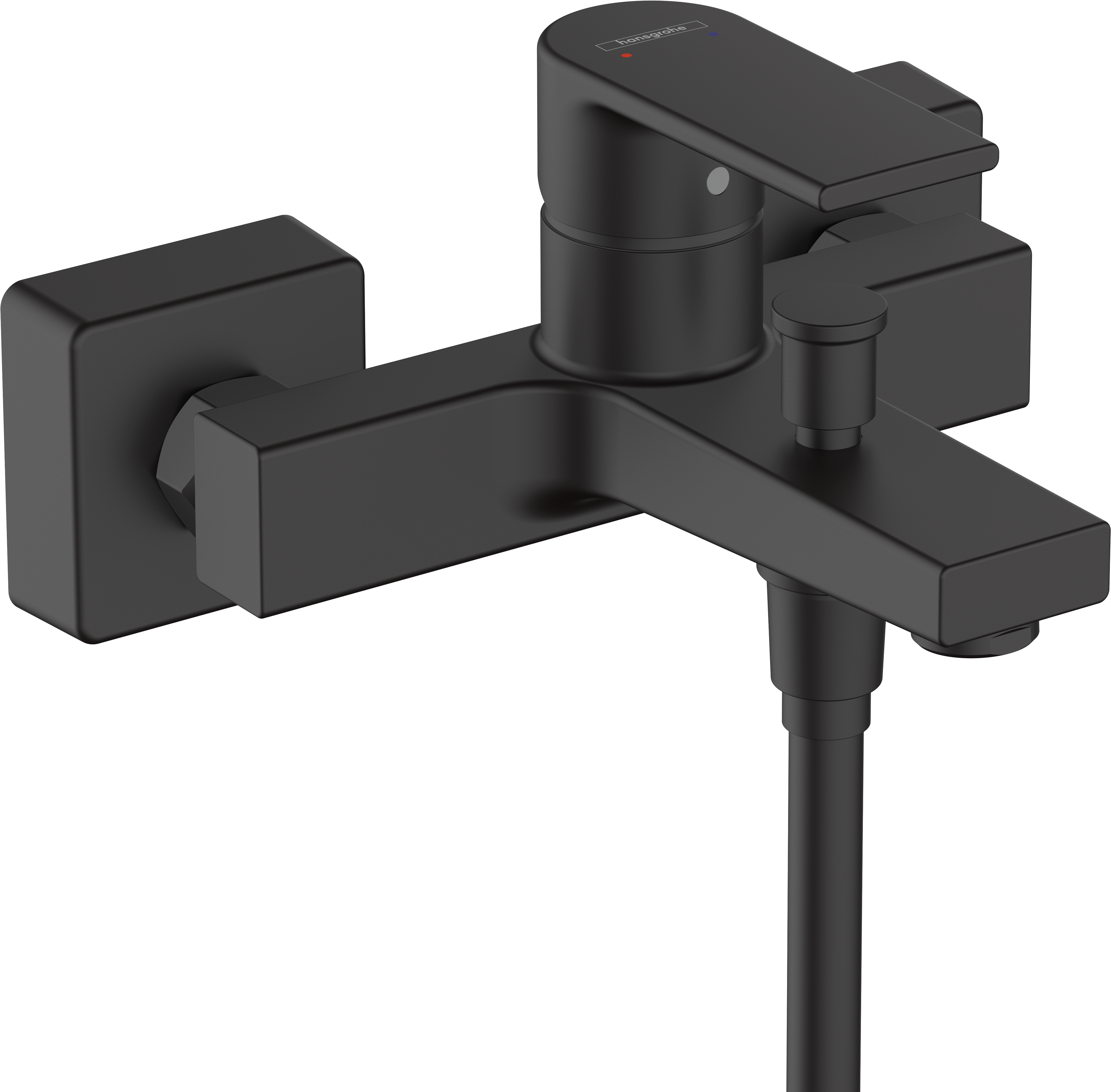 Bateria wannowa czarna Shape Hansgrohe