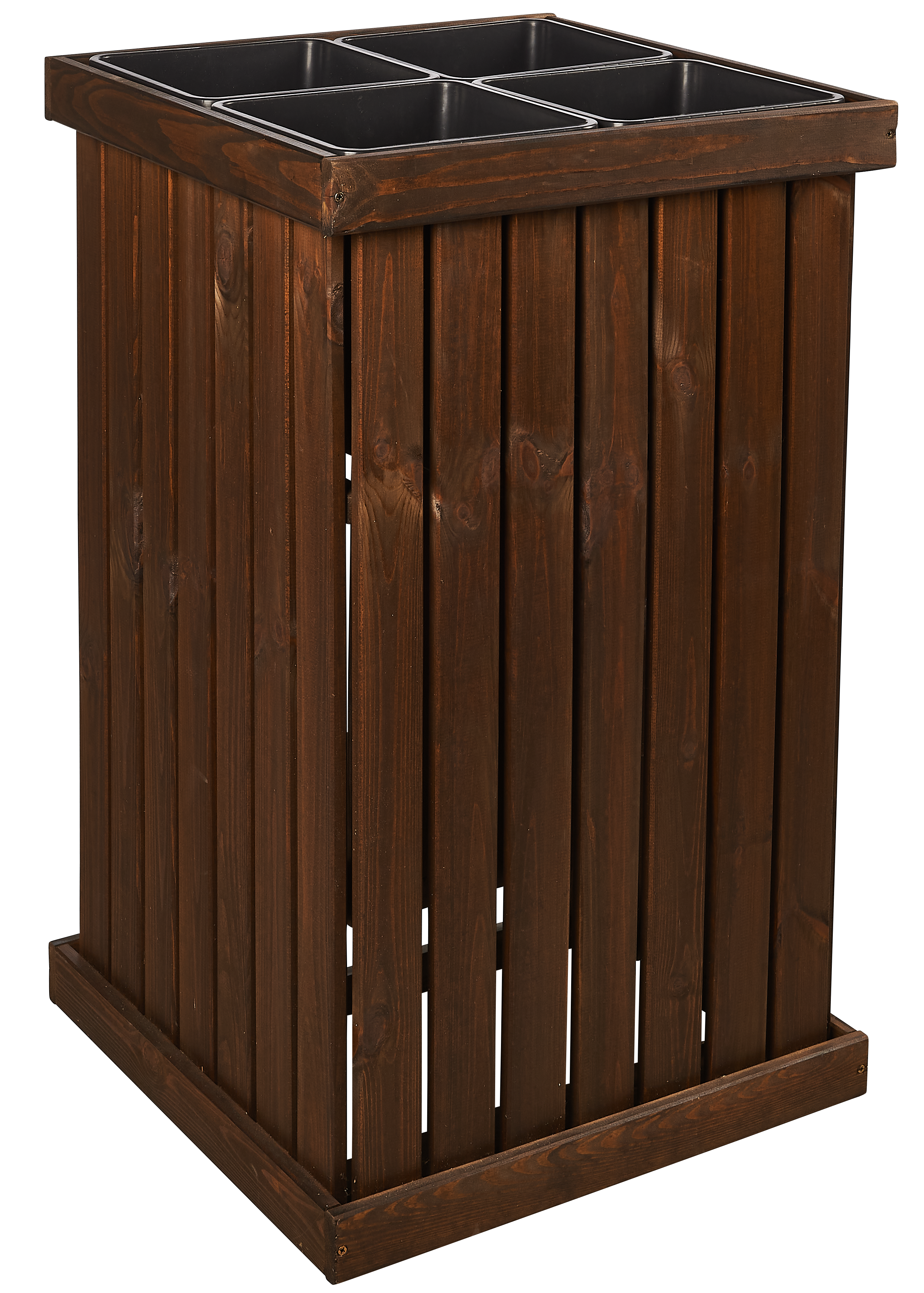 Donica wysoka drewnian Victoria 55x55x89 cm Werth-Holz