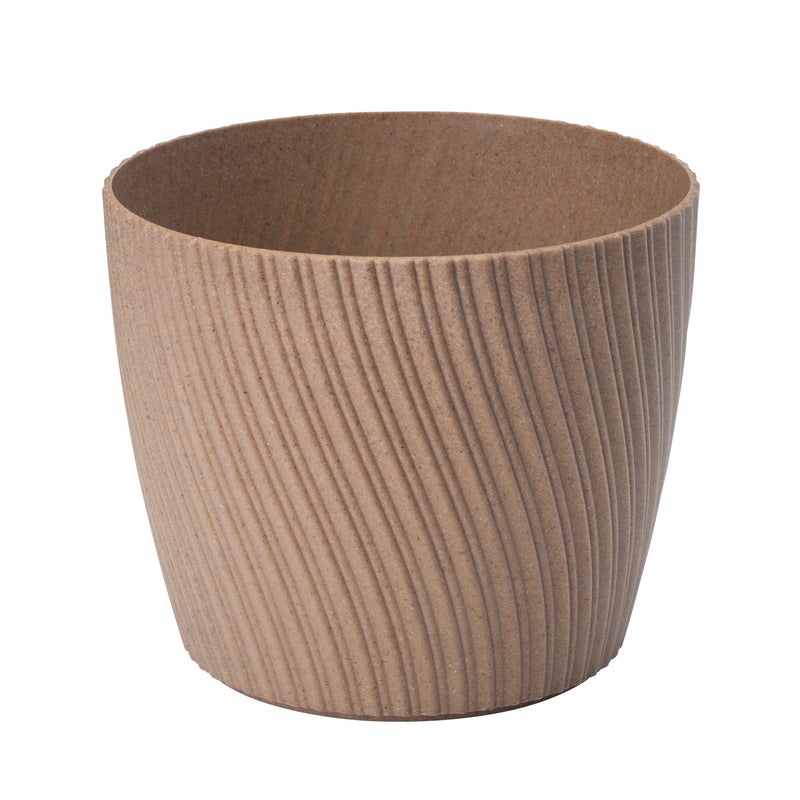 Doniczka plastikowa Mika Eco śr.23 cm brązowa Form-Plastic