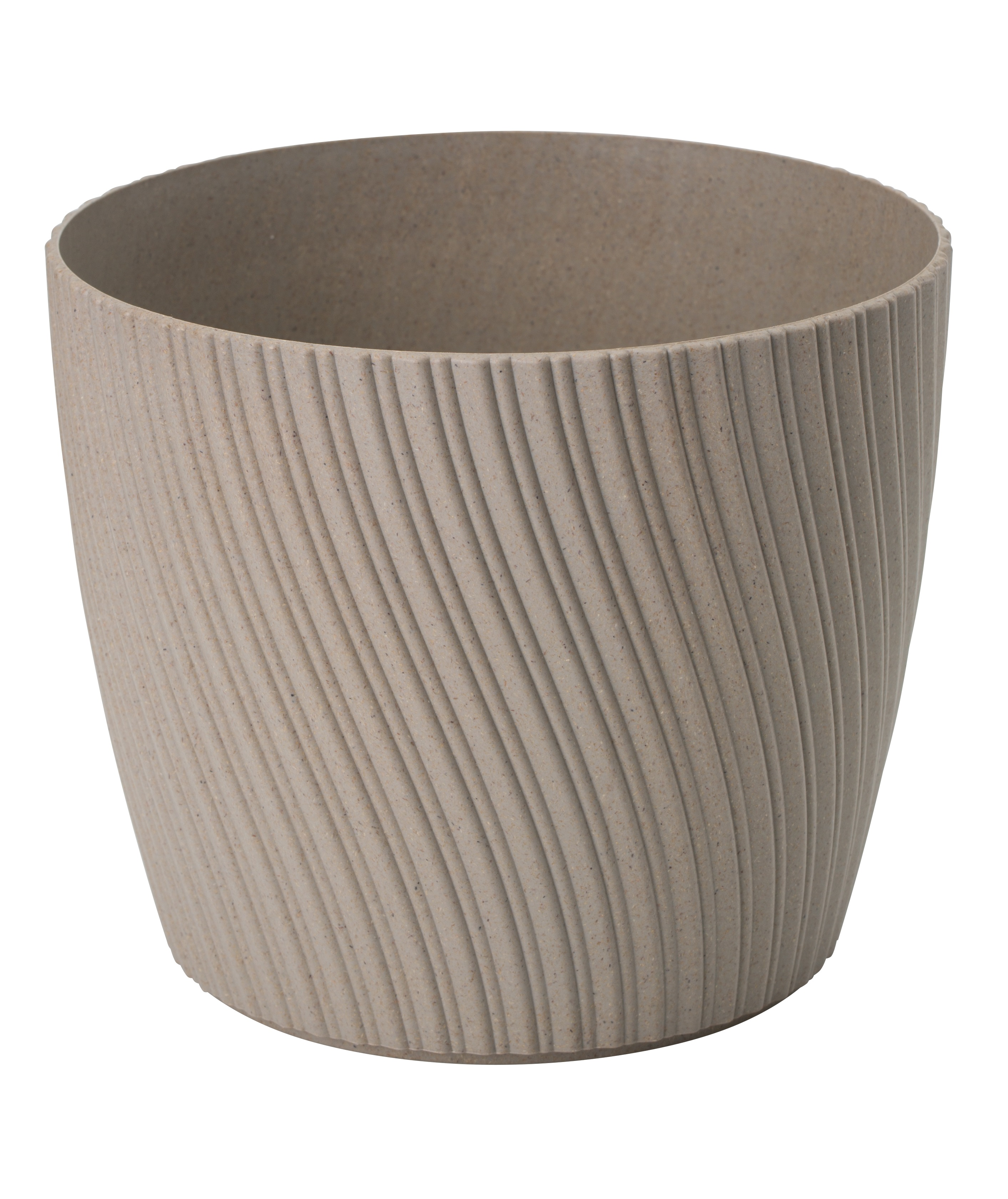 Doniczka plastikowa Mika Eco śr.15 cm beżowa Form-Plastic