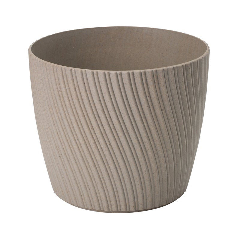 Doniczka plastikowa Mika Eco śr.15 cm beżowa Form-Plastic