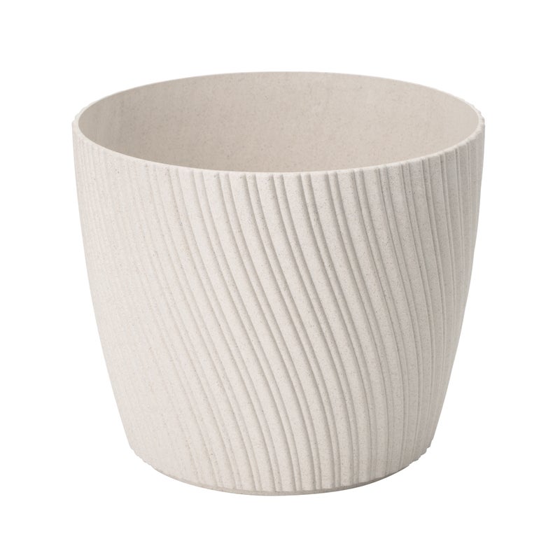 Doniczka plastikowa Mika Eco śr.23 cm biała Form-Plastic