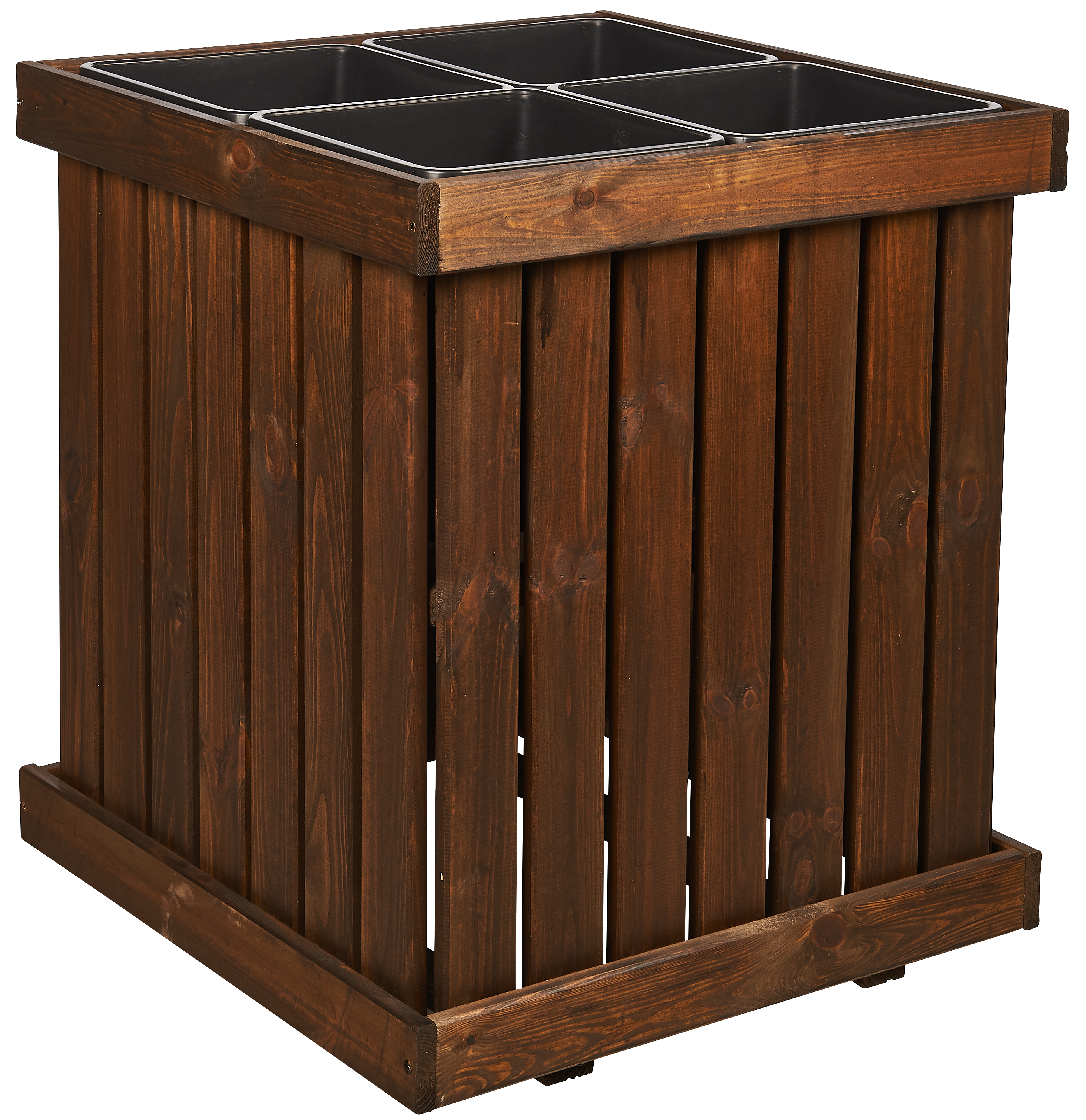 Donica duża drewniana Victoria 55x55x59 cm Werth-Holz