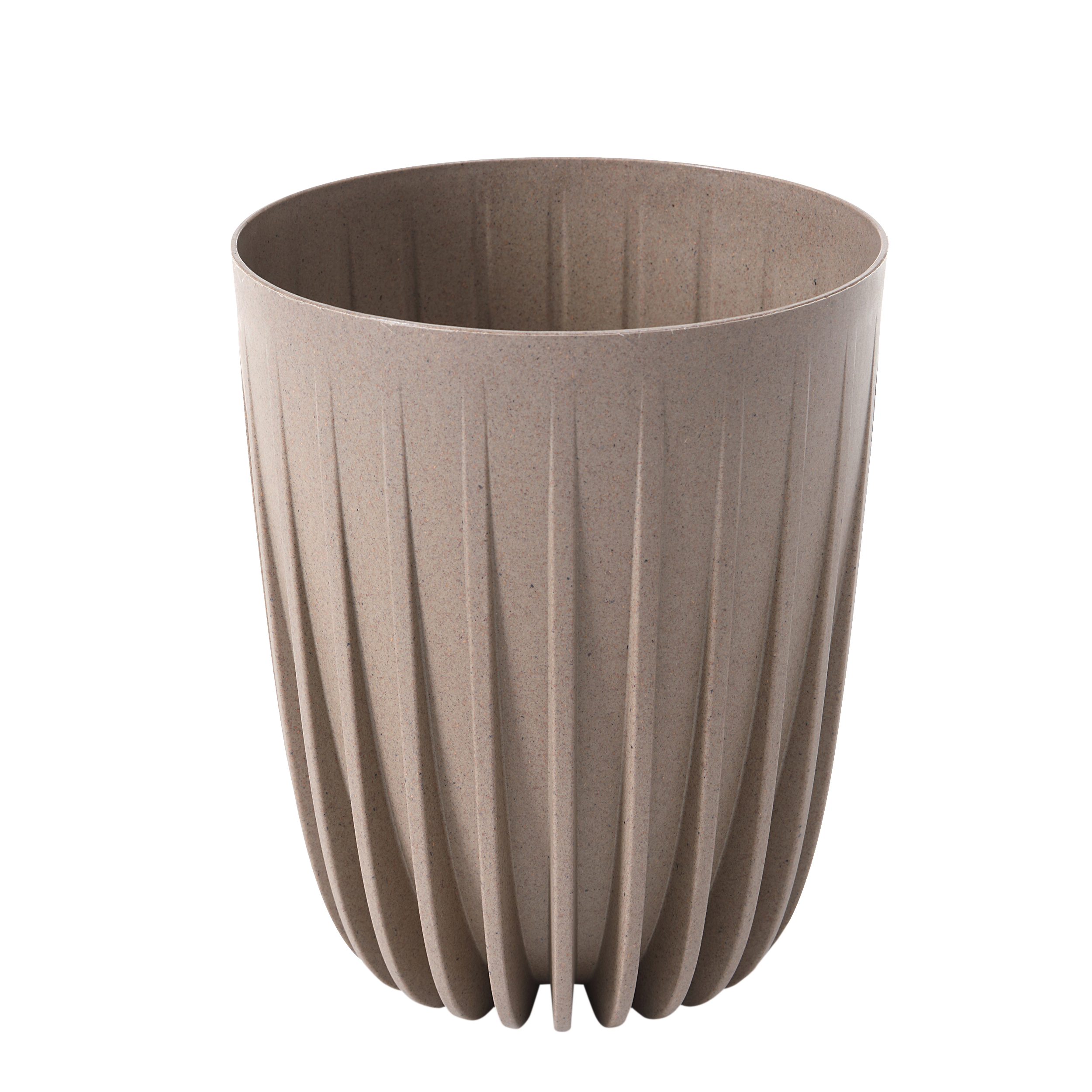 Doniczka plastikowa Mira śr.19 cm latte Lamela