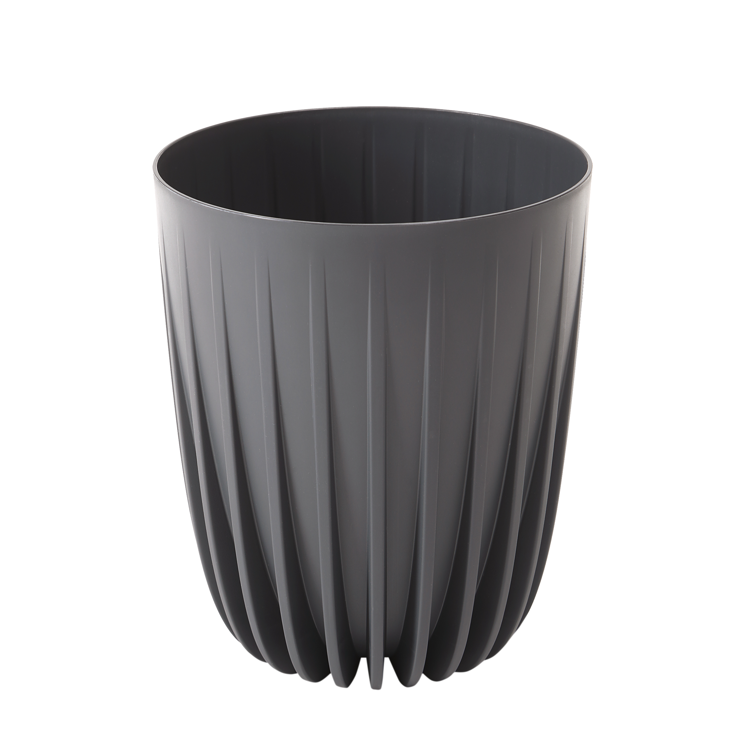 Doniczka plastikowa Mira śr.25 cm antracytowa Lamela