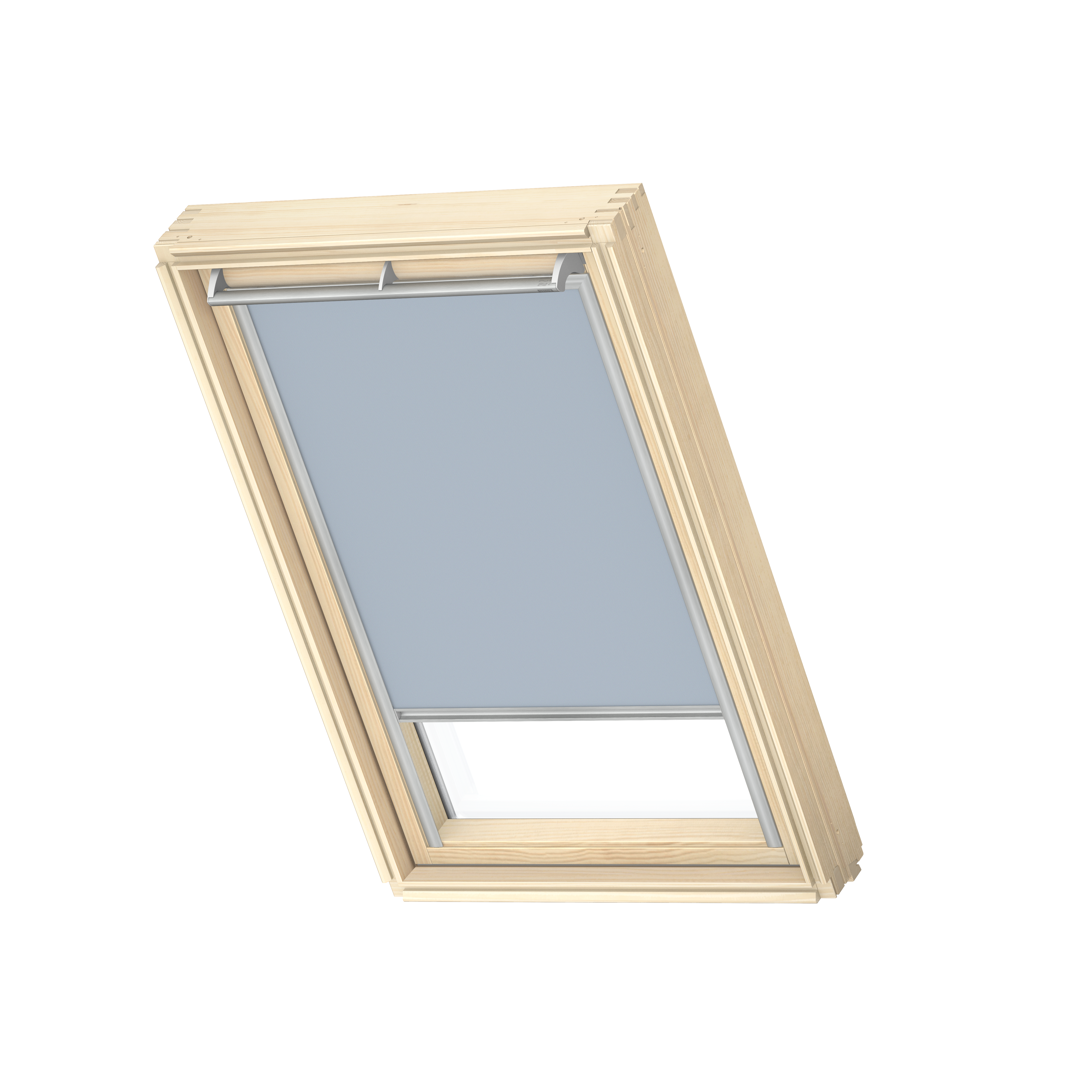Roleta zaciemniająca do okna dachowego 78x118 cm błękitna z aluminiową ramą Velux