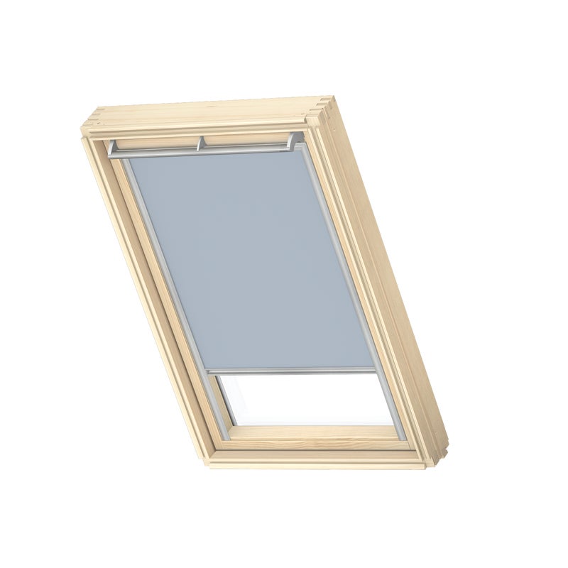 Roleta zaciemniająca do okna dachowego 78x118 cm błękitna z aluminiową ramą Velux