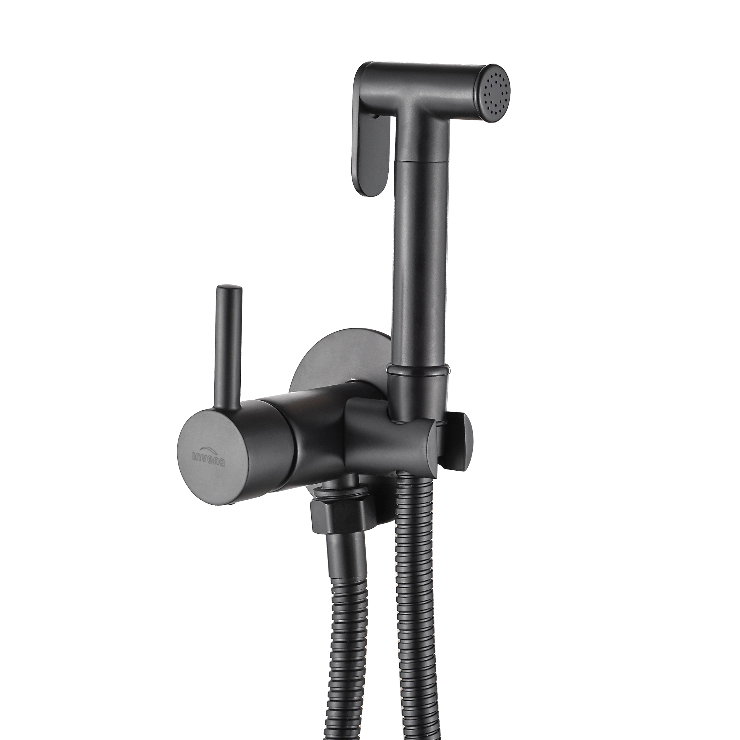Bateria system podtynkowa bidetowa Trend Czarna Invena