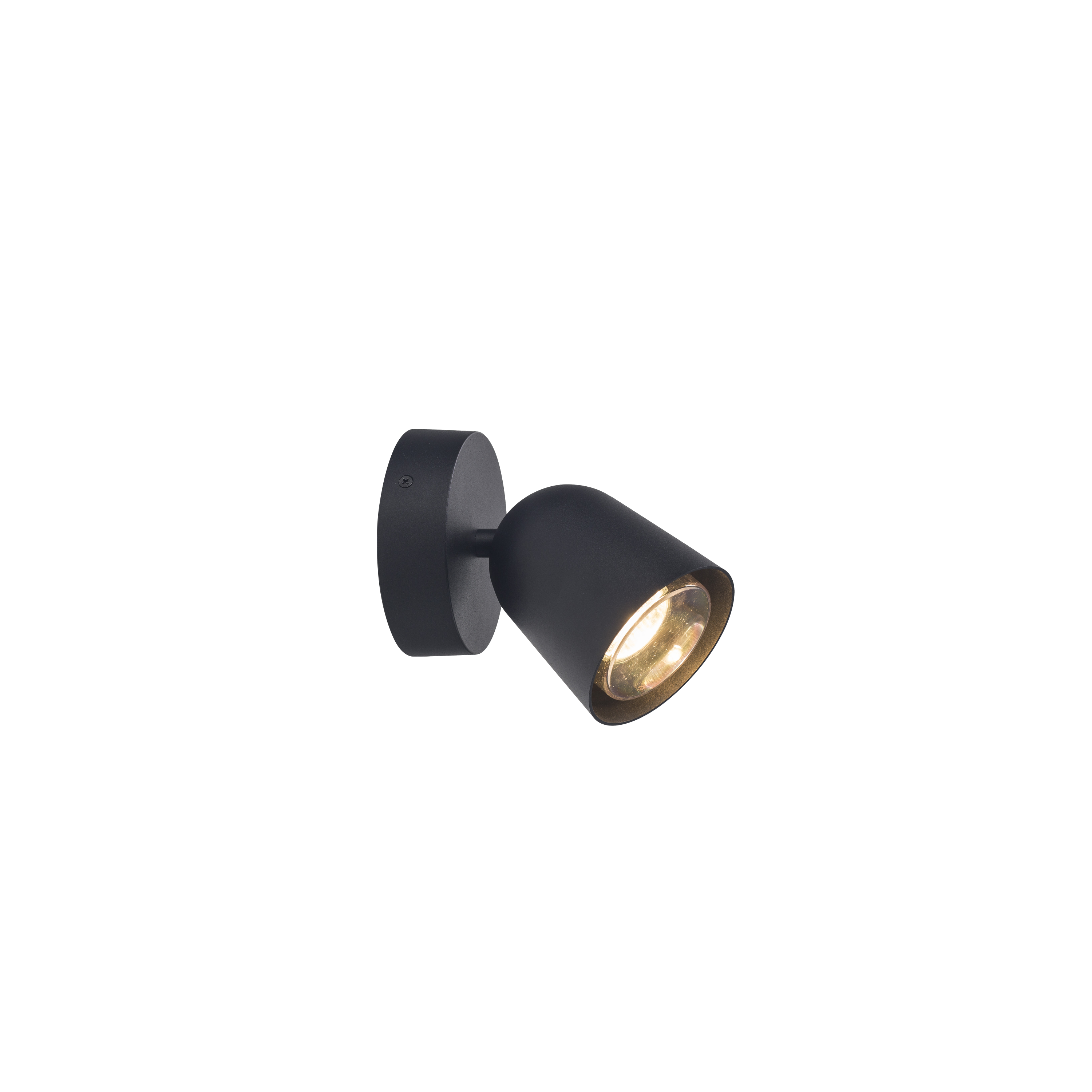 Kinkiet zewnętrzny Philly GU10 25 W czarny IP54 Inspire