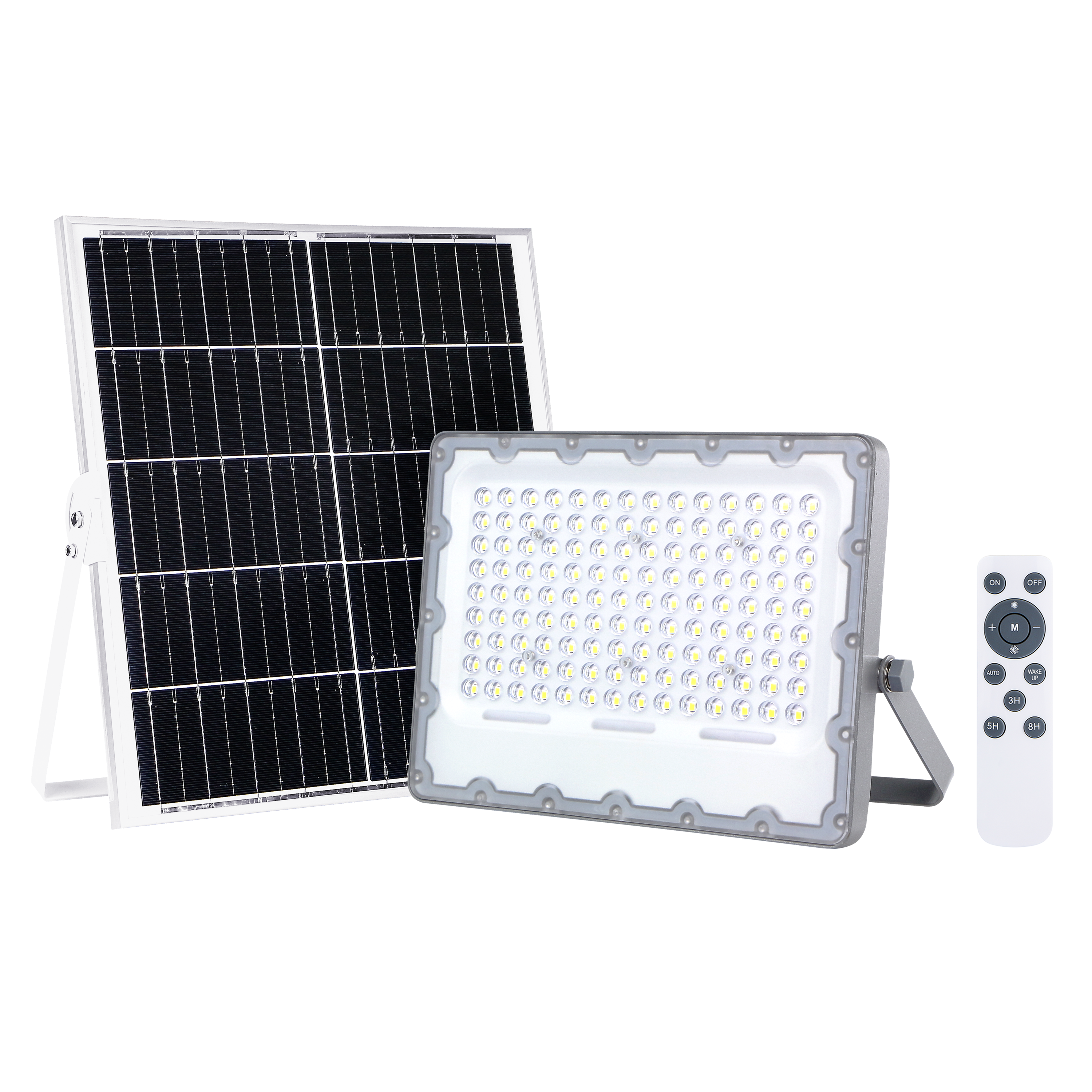 Naświetlacz solarny Bevo 200 srebrny IP65 LED Inspire