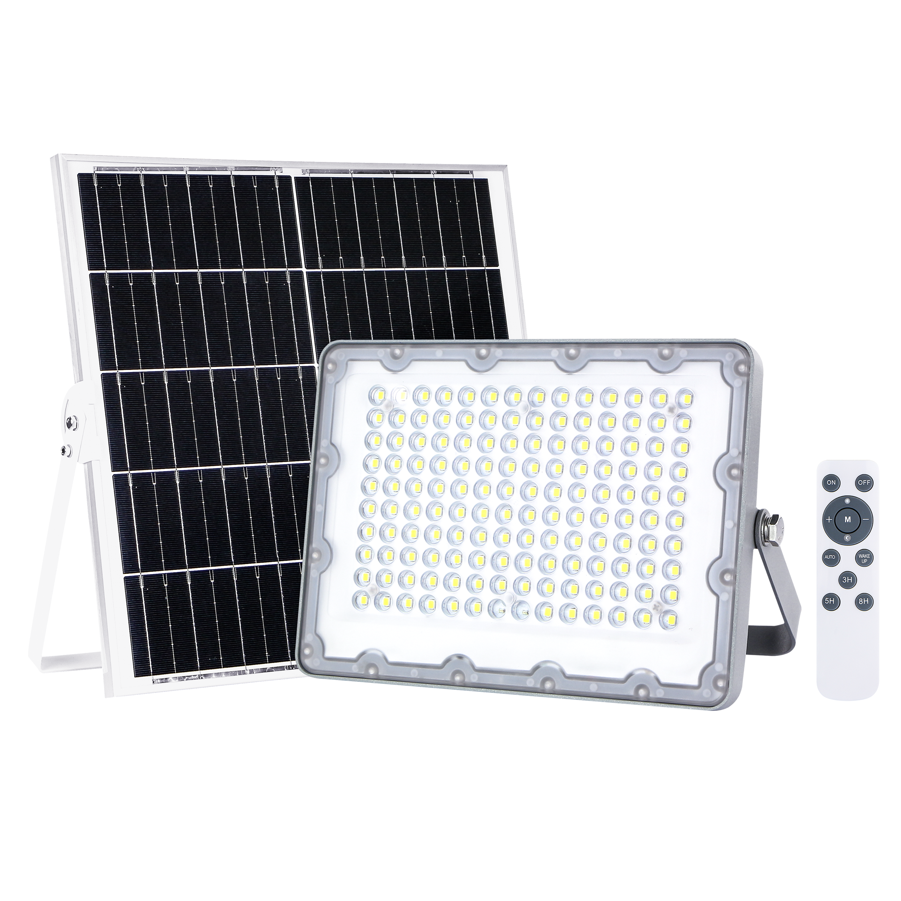 Naświetlacz solarny Bevo srebrny 2000 lm IP65 LED Inspire