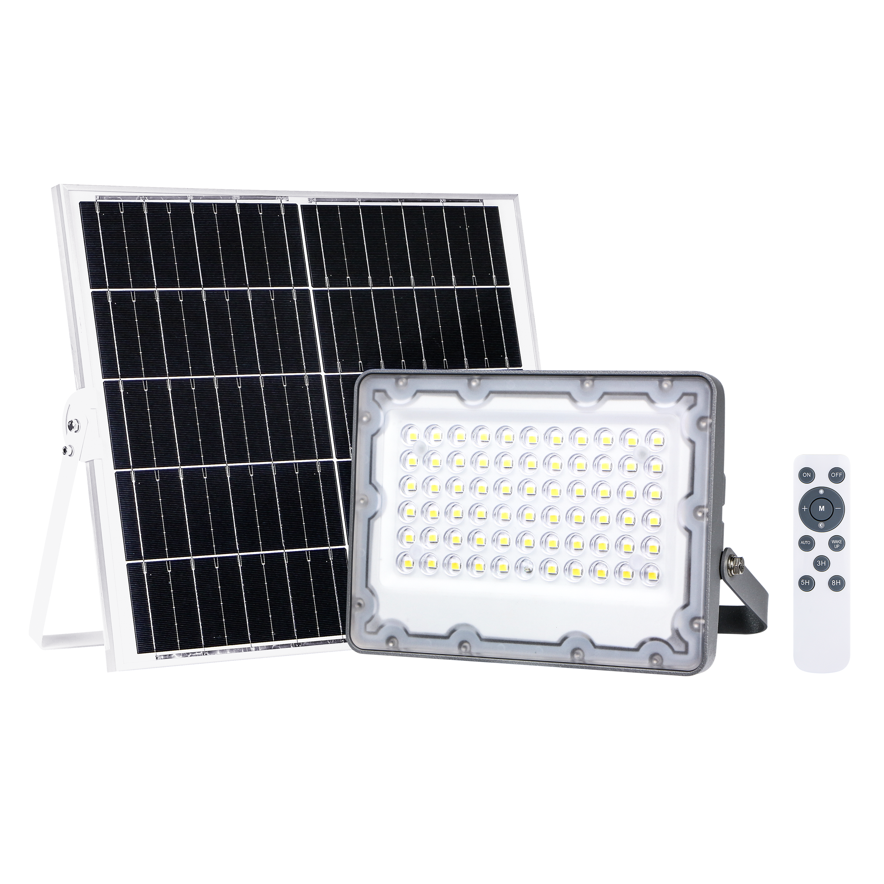 Naświetlacz solarny Bevo 60 srebrny IP65 LED Inspire